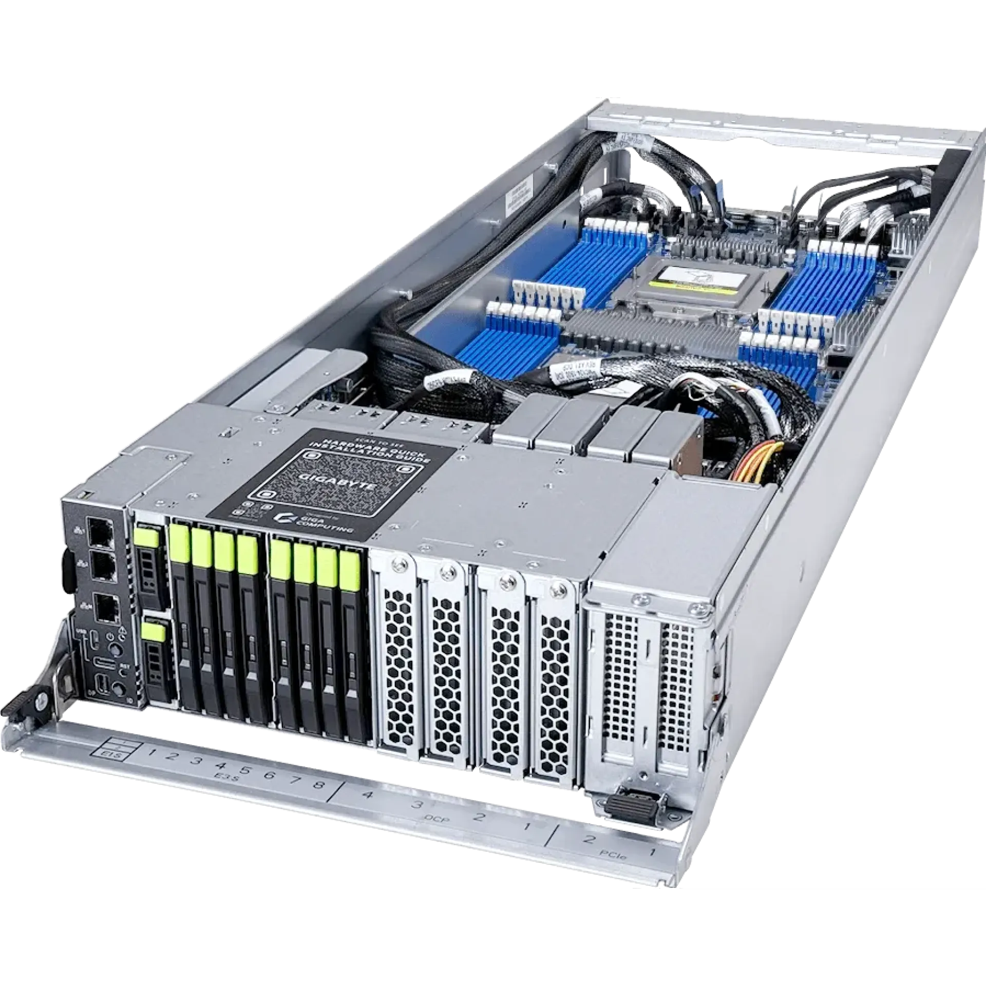 Gigabyte TO25-ZM0-AA01 angle view