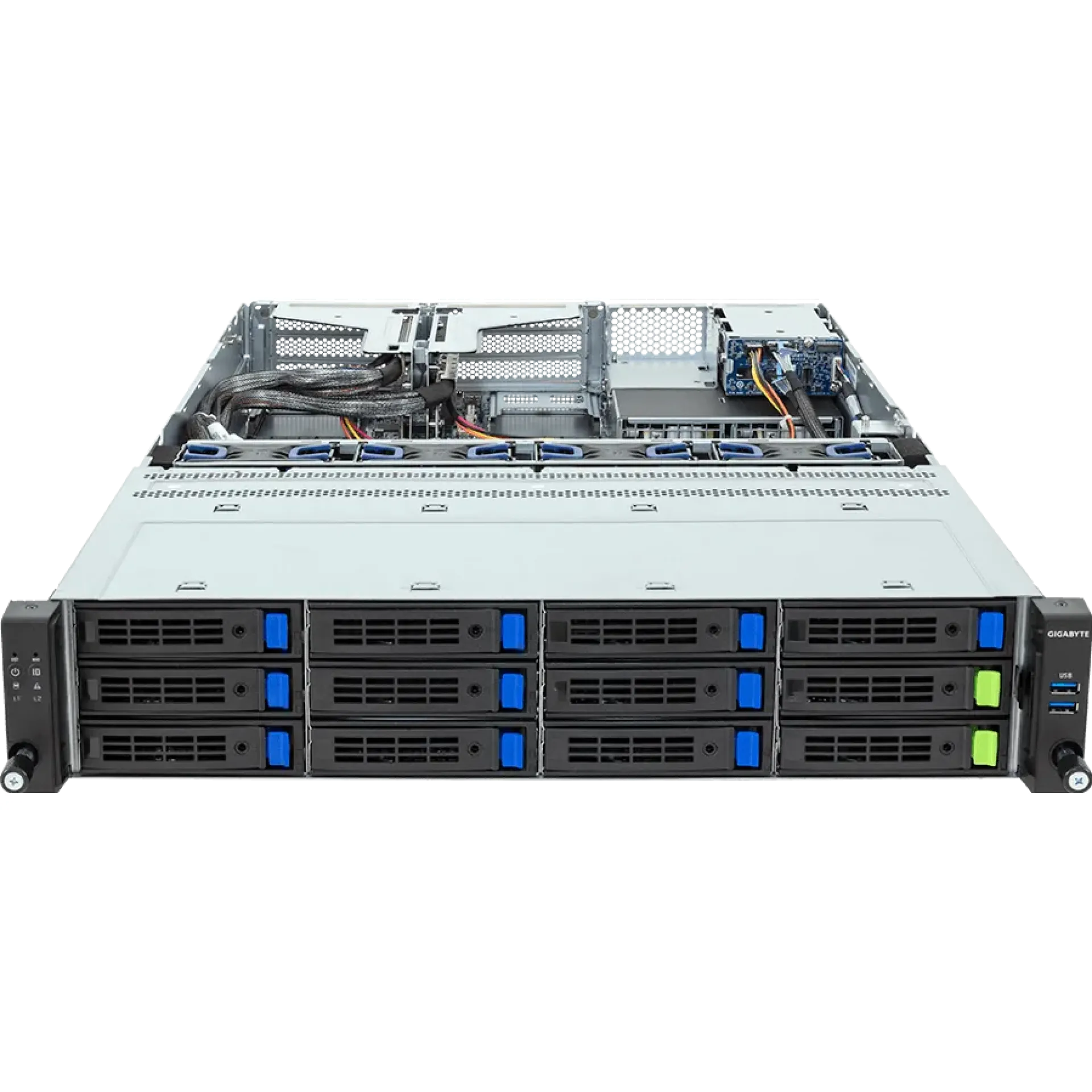 Gigabyte R263-Z37-AAH2 front view