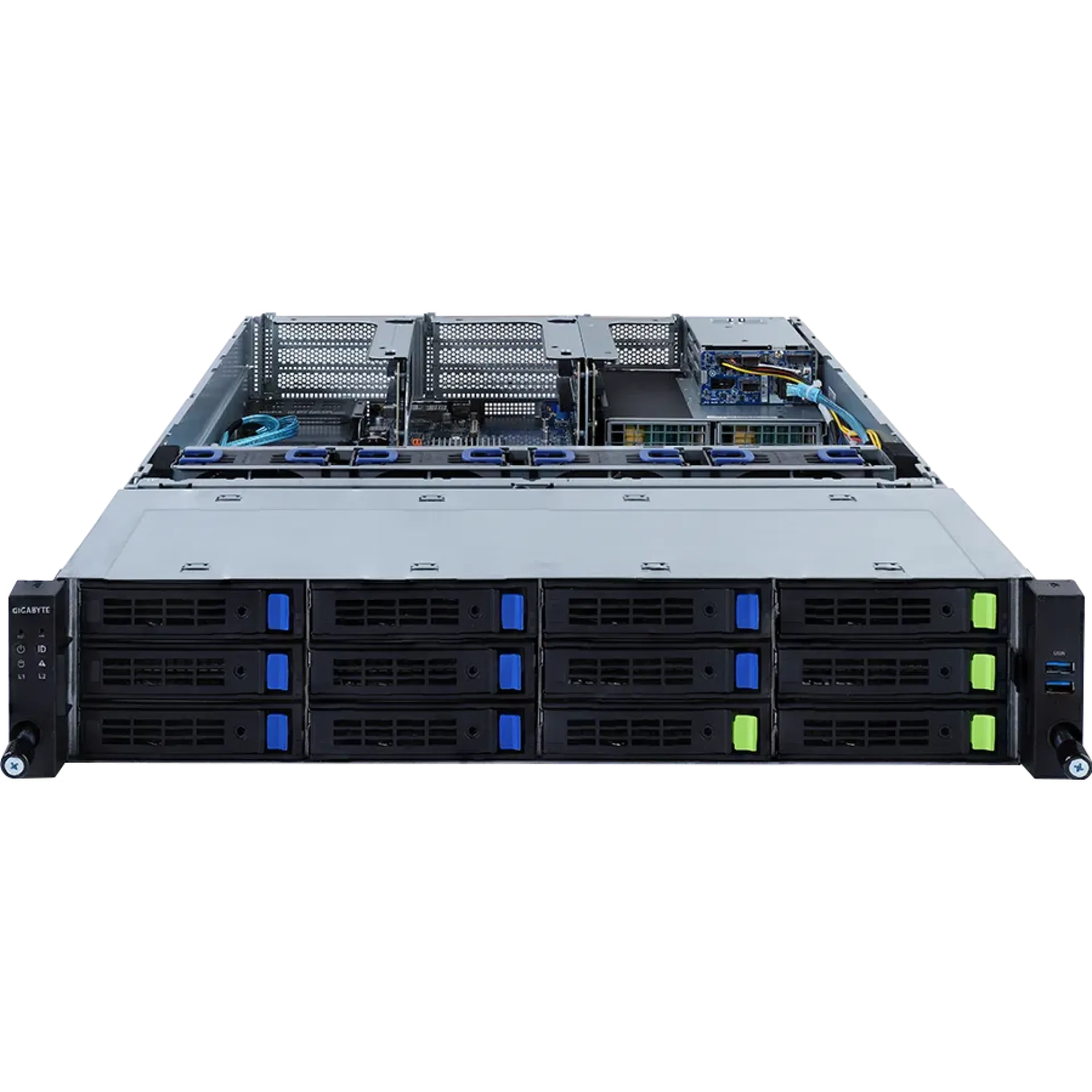 Gigabyte R282-3C1 front view