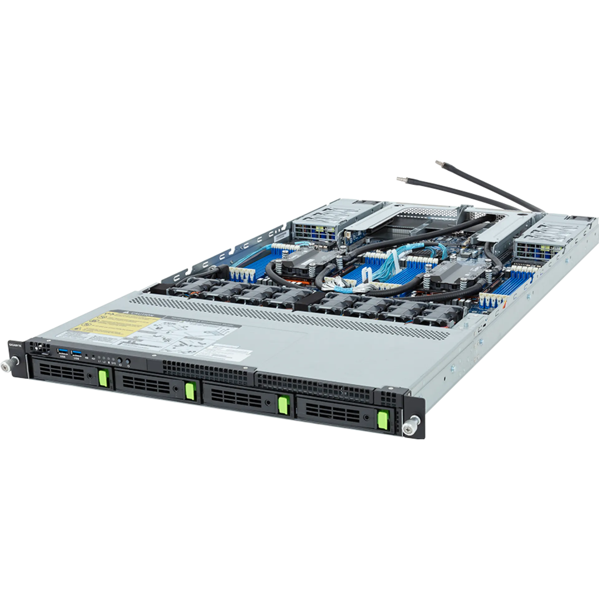 Gigabyte R183-Z90-LAD1 angle view