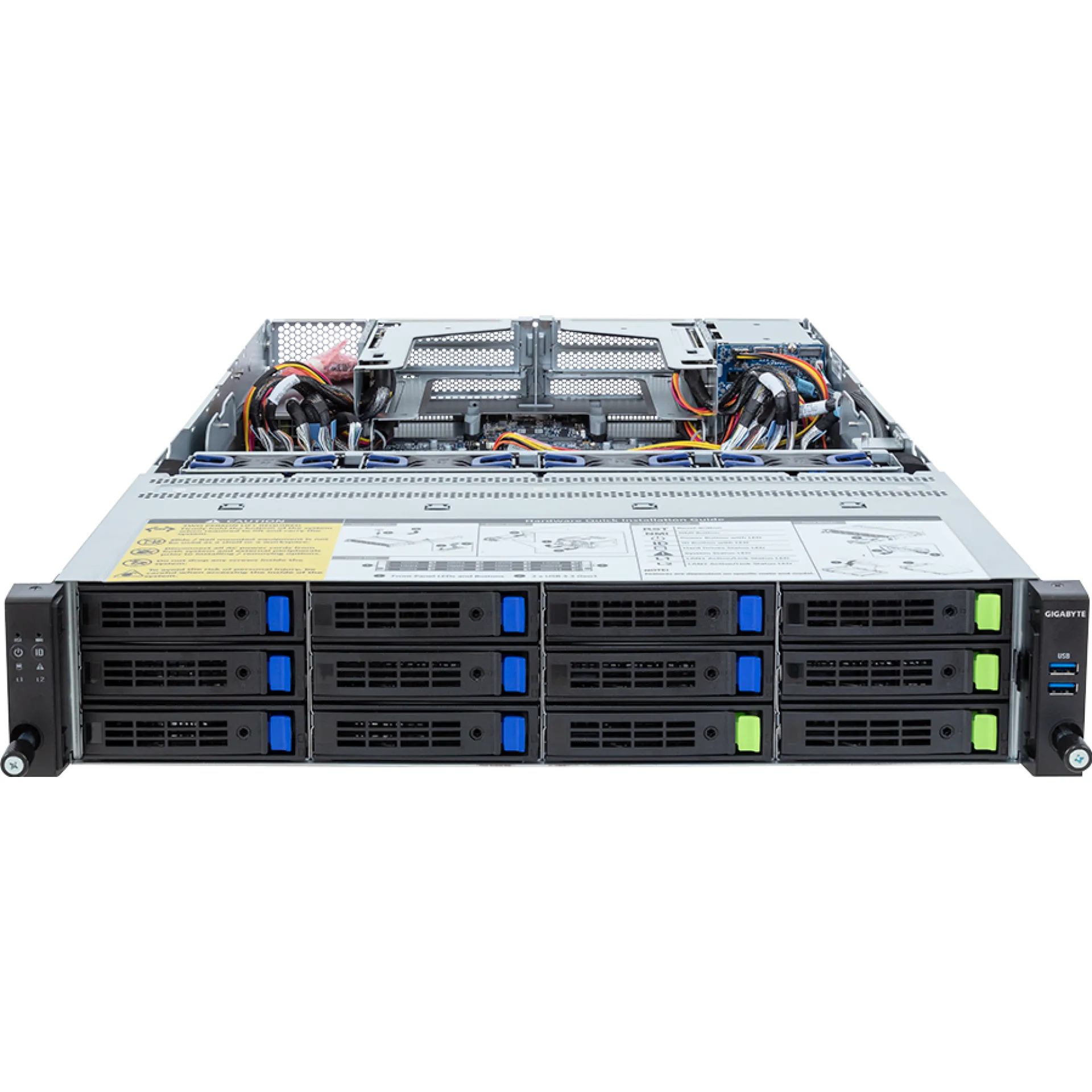 Gigabyte R283-Z94-AAV2 front view