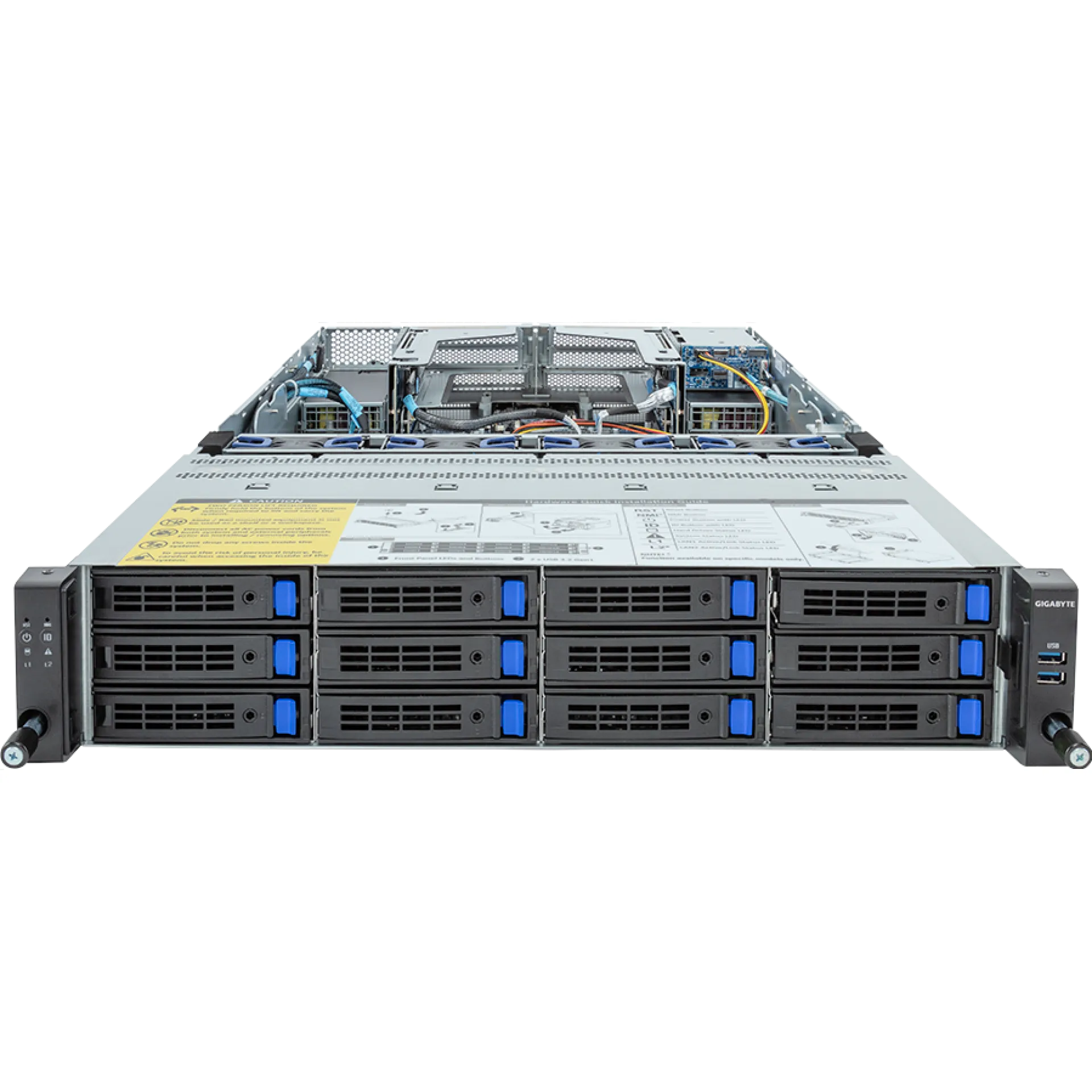 Gigabyte R283-Z91-AAV2 front view