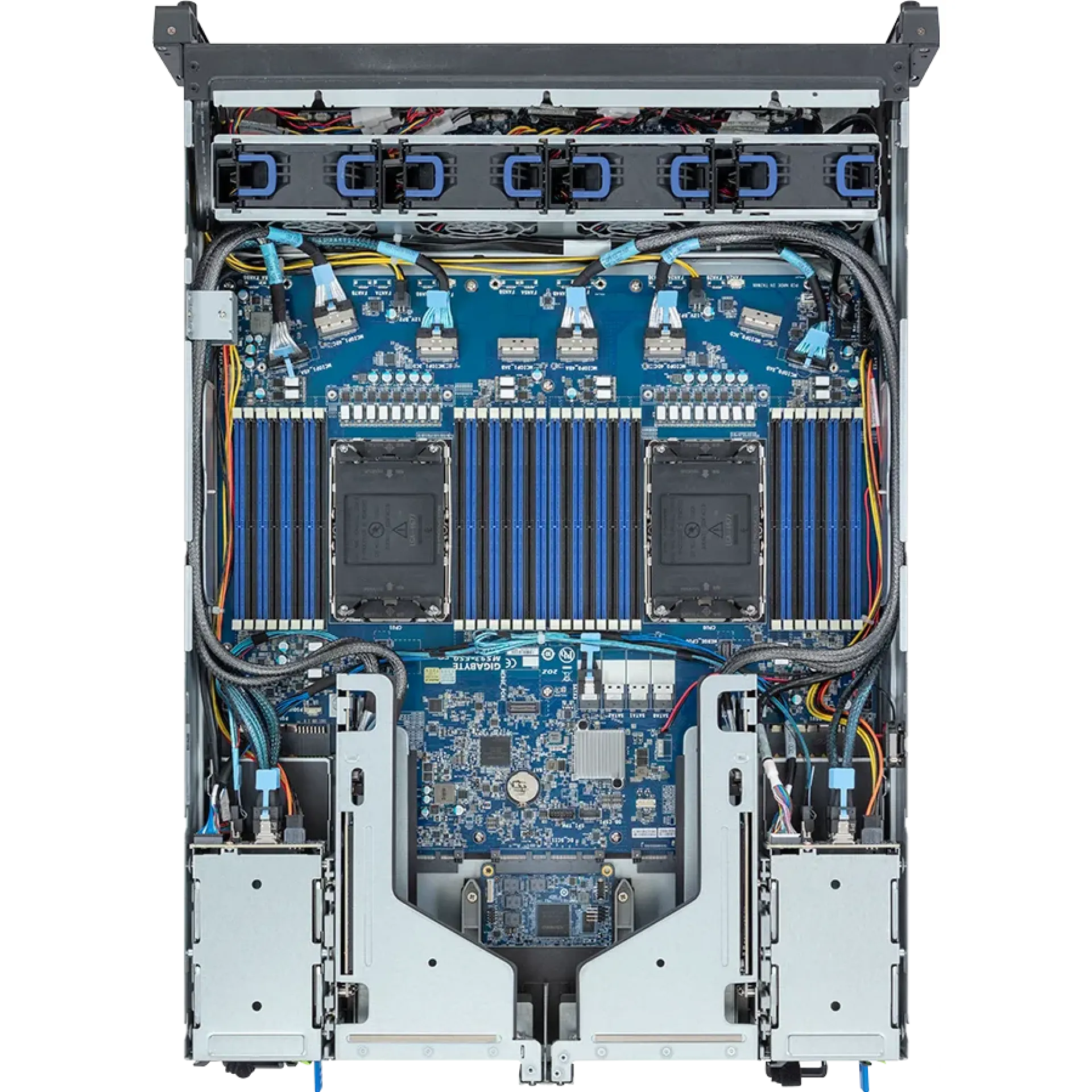 Gigabyte E283-S90-AAV1 top view