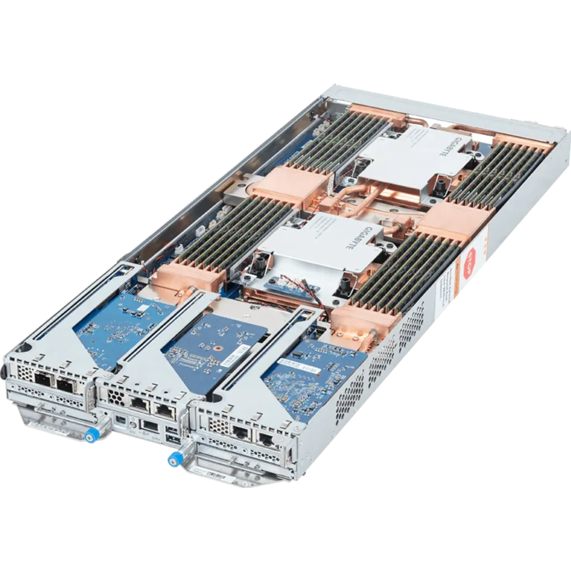 Gigabyte B684-A80-LAS1 angle view