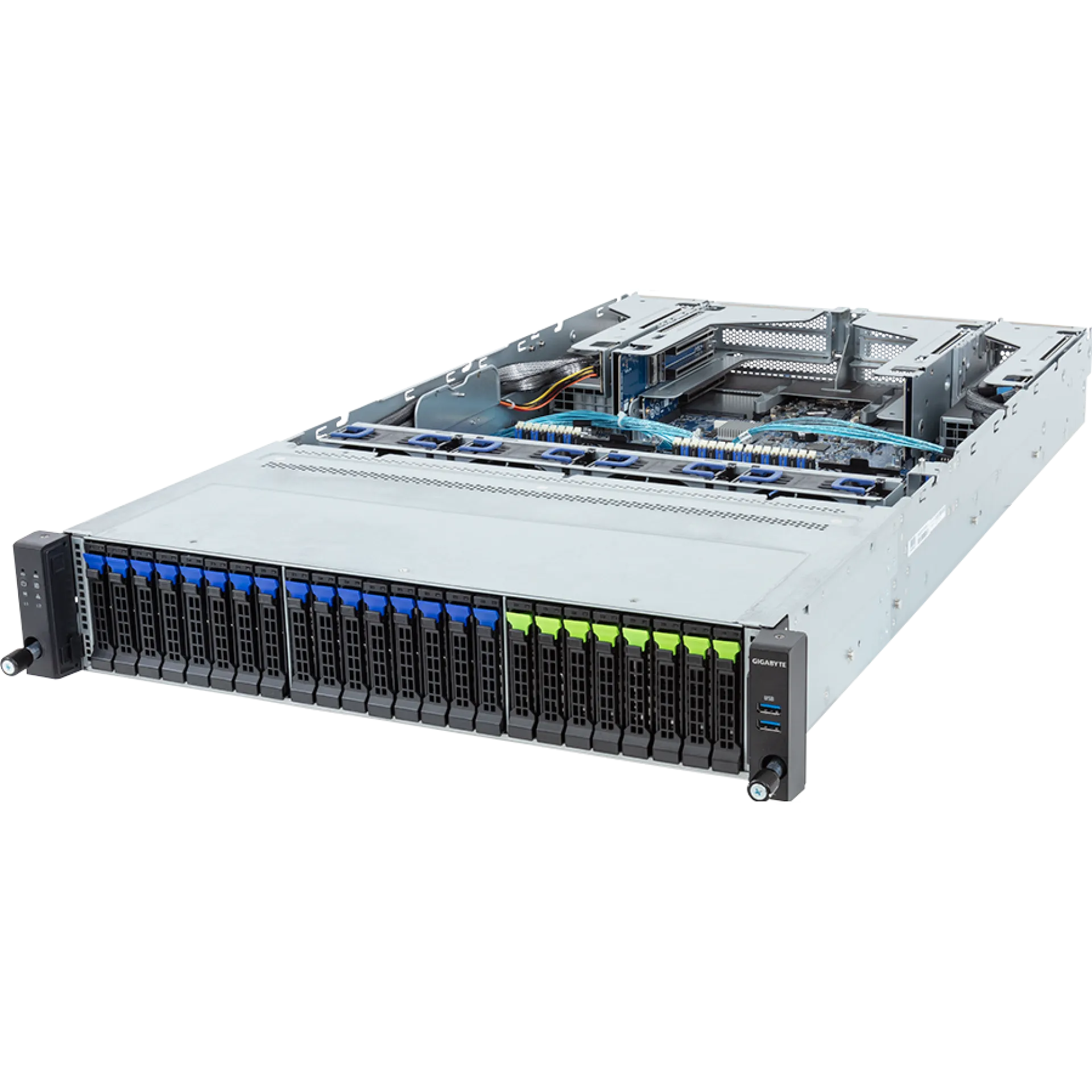 Gigabyte R283-S92-AAE3 angle view