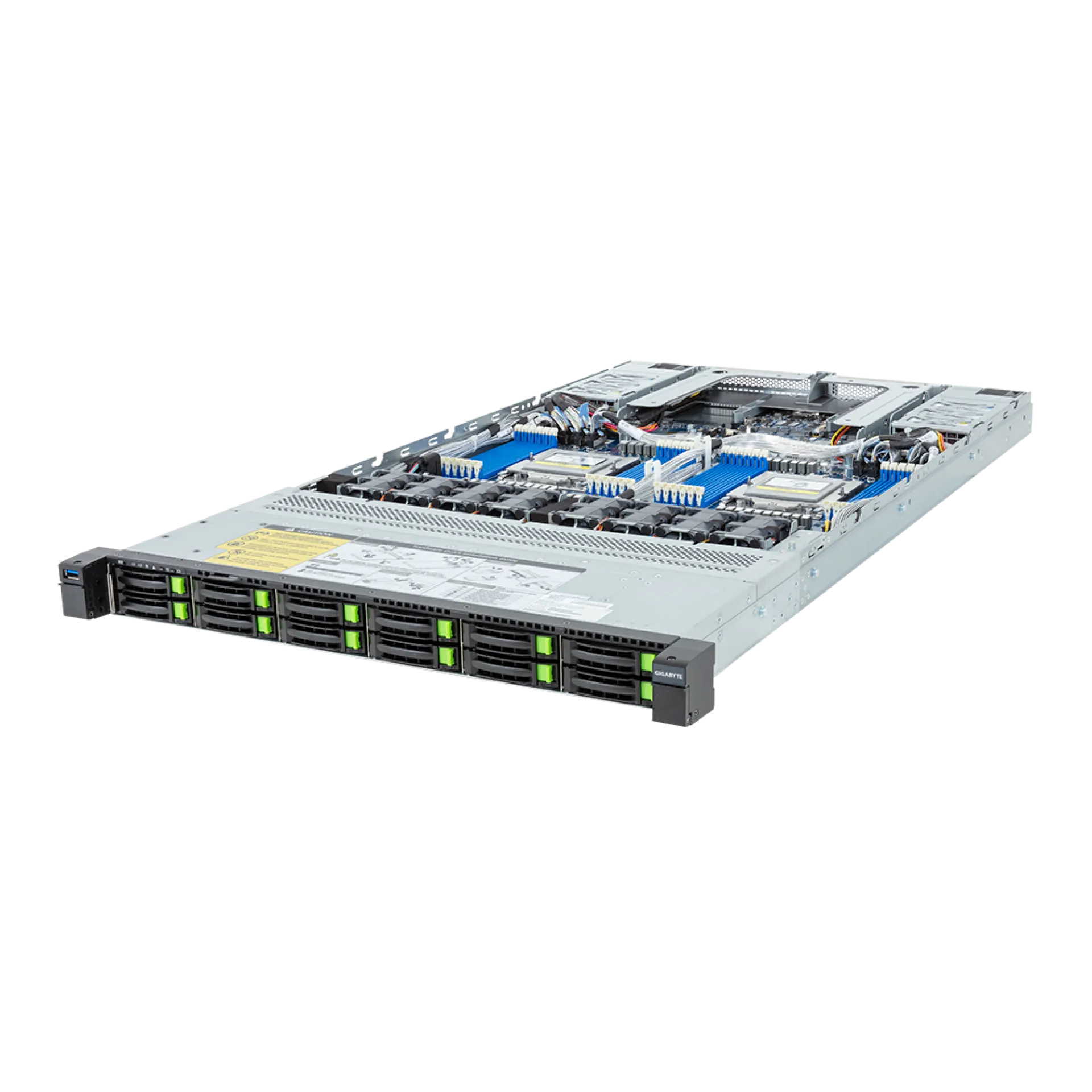 Gigabyte R183-Z94-AAV1 angle view