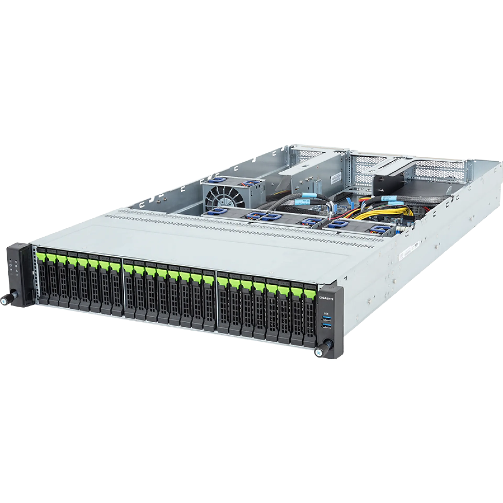 Gigabyte R263-ZG2-AAJ3 angle view