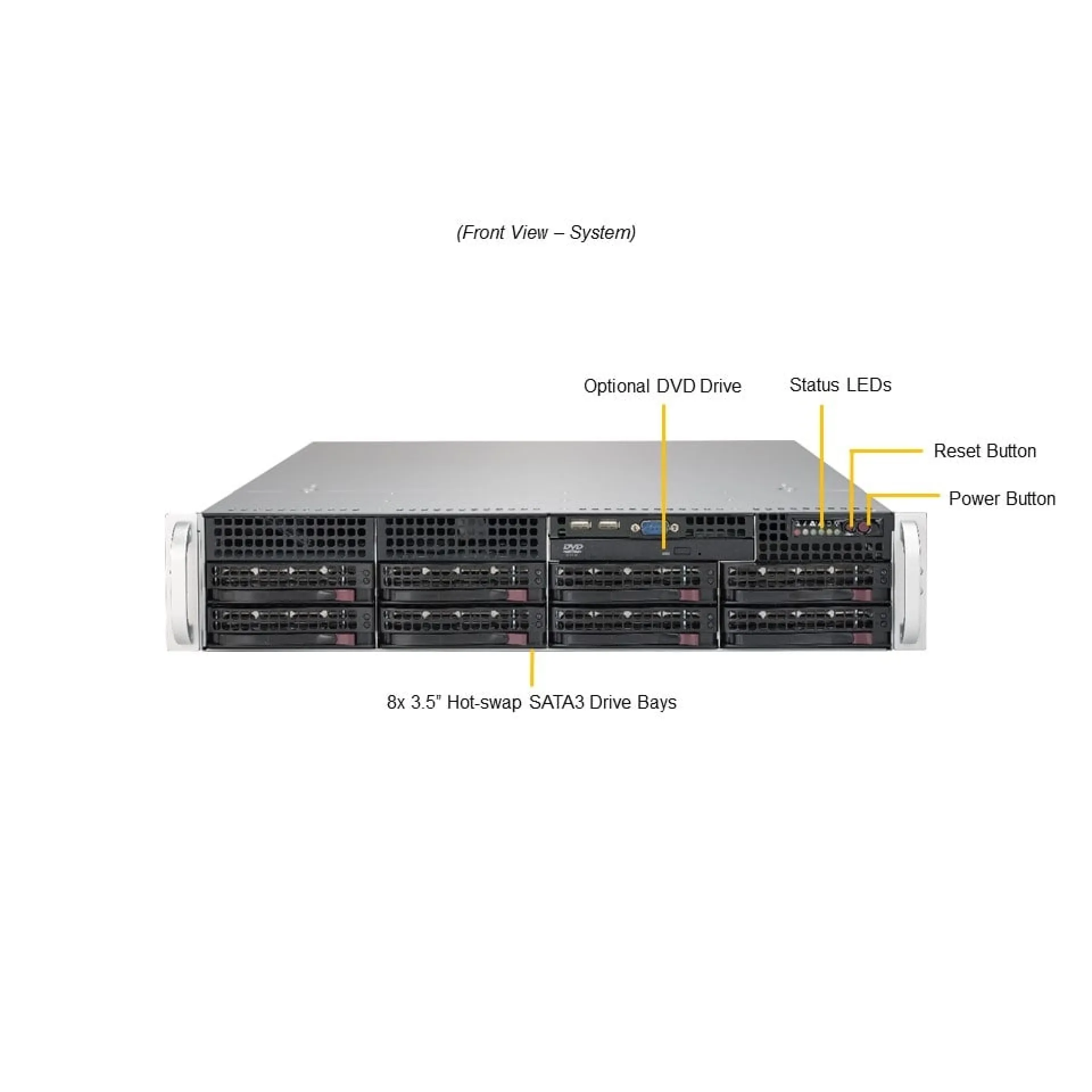 Supermicro SYS-6029P-TR front view