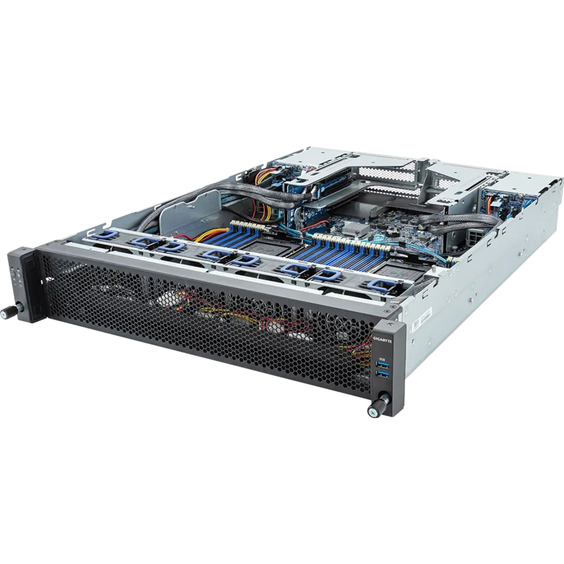 Gigabyte E283-S90-AAV1 angle view
