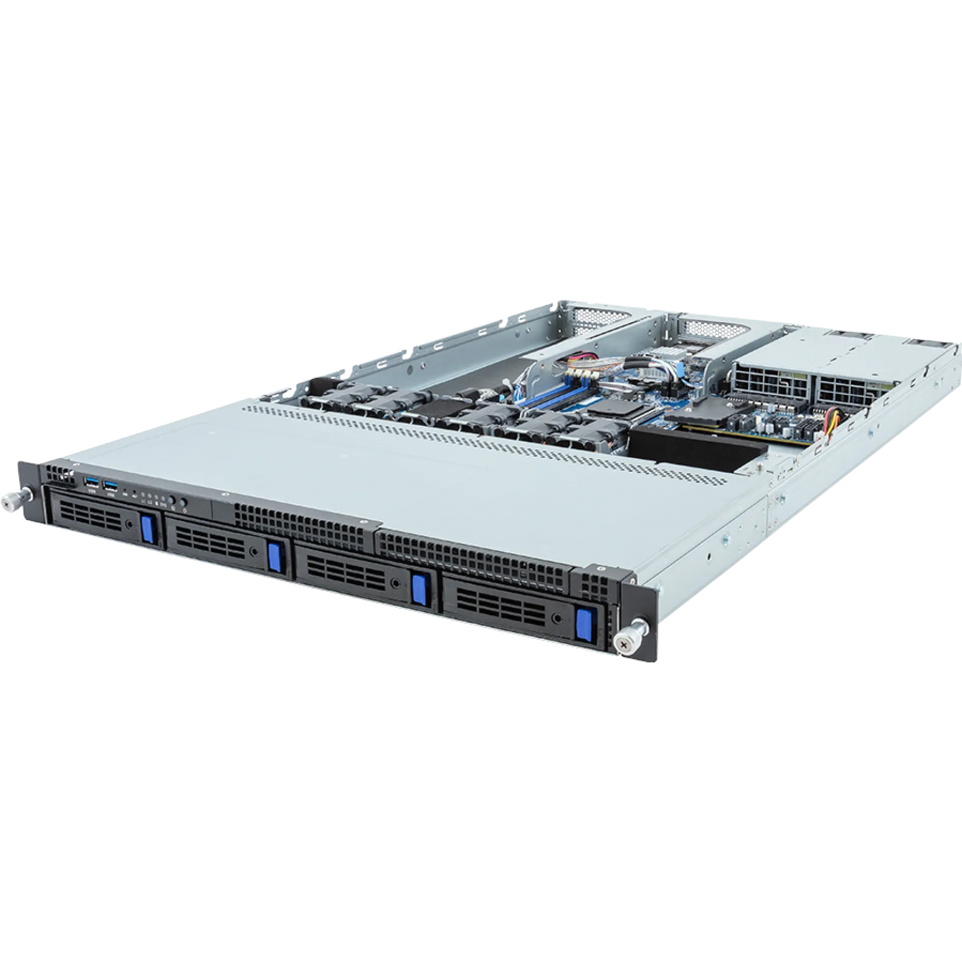 Gigabyte R133-C13-AAG1 angle view