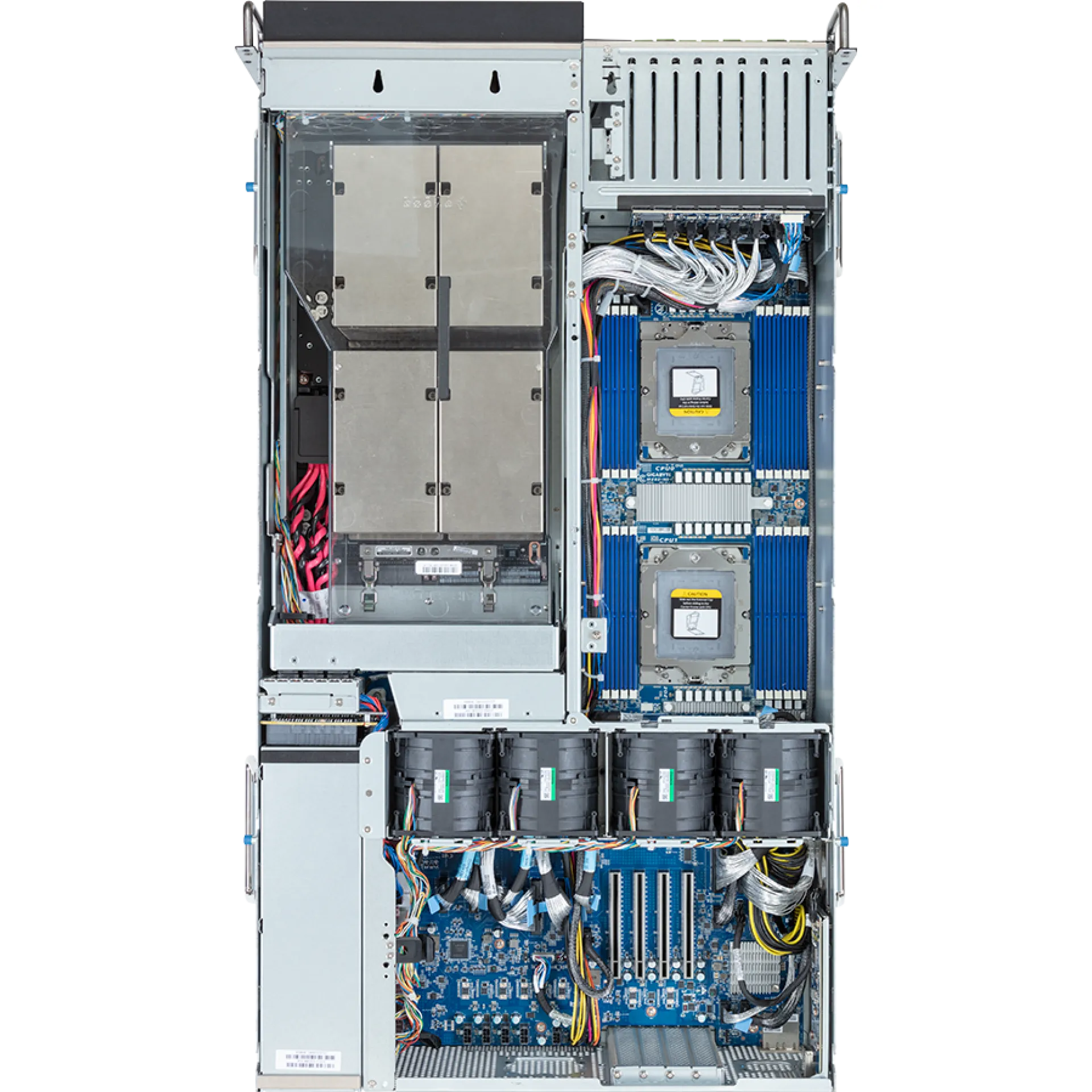 Gigabyte G363-ZR0-AAX4 top view