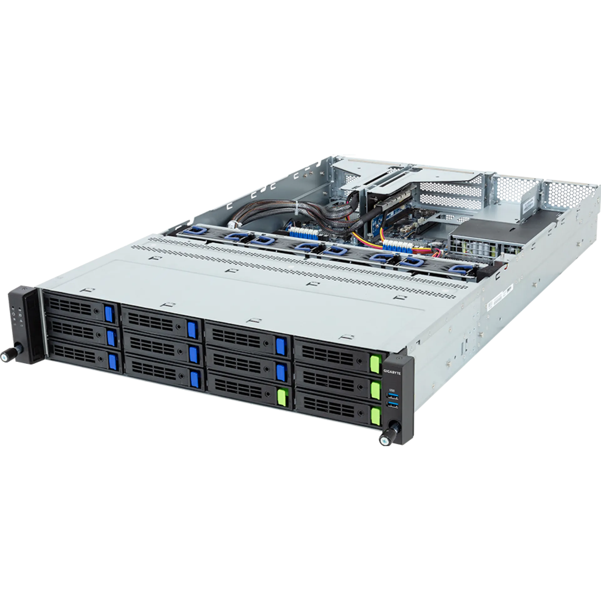 Gigabyte R263-Z34-AAC1 angle view