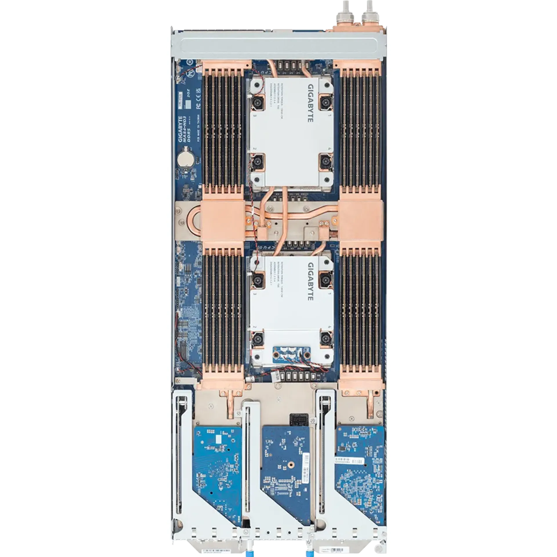 Gigabyte B684-A80-LAS1 top view
