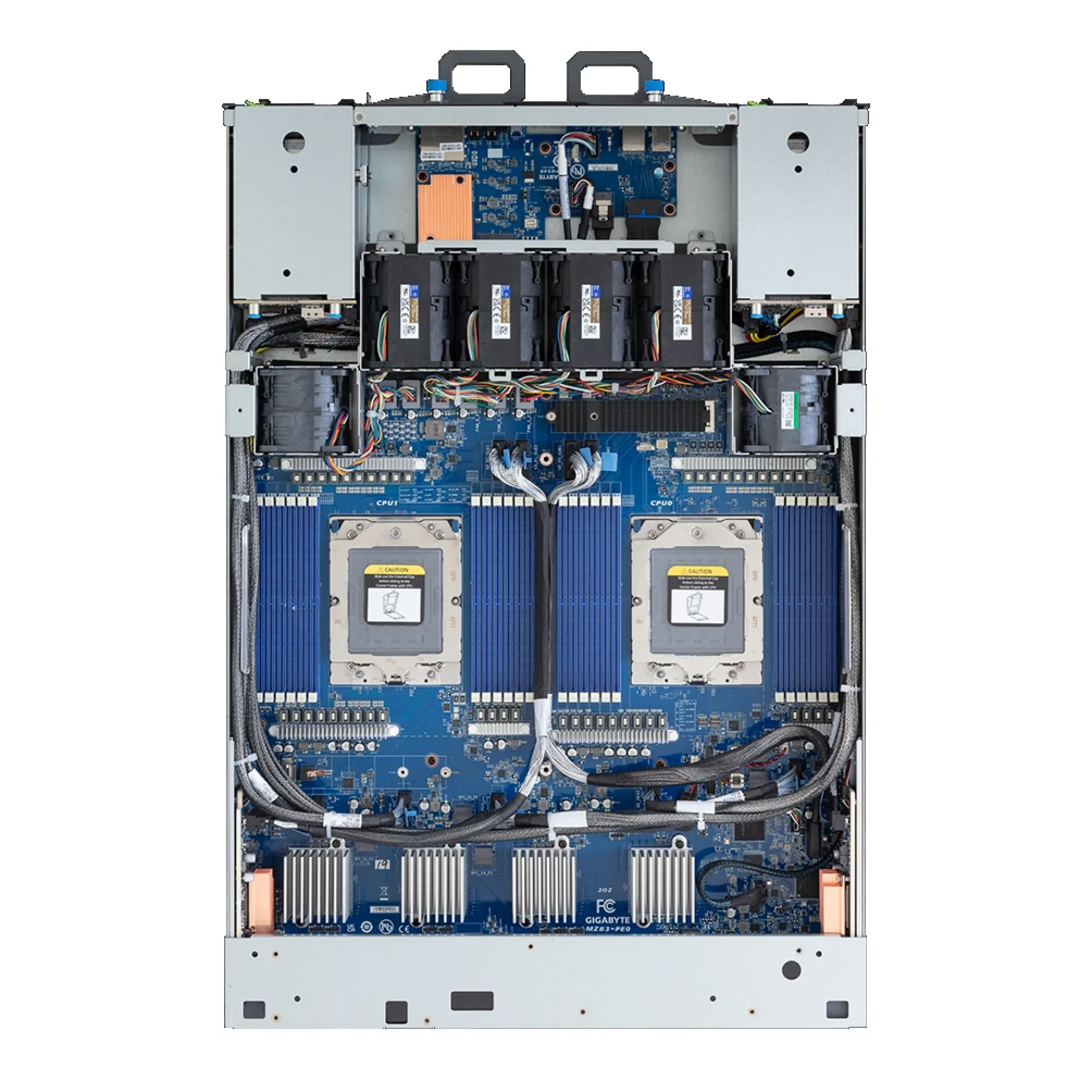 Gigabyte G893-ZX1-AAX4 top view