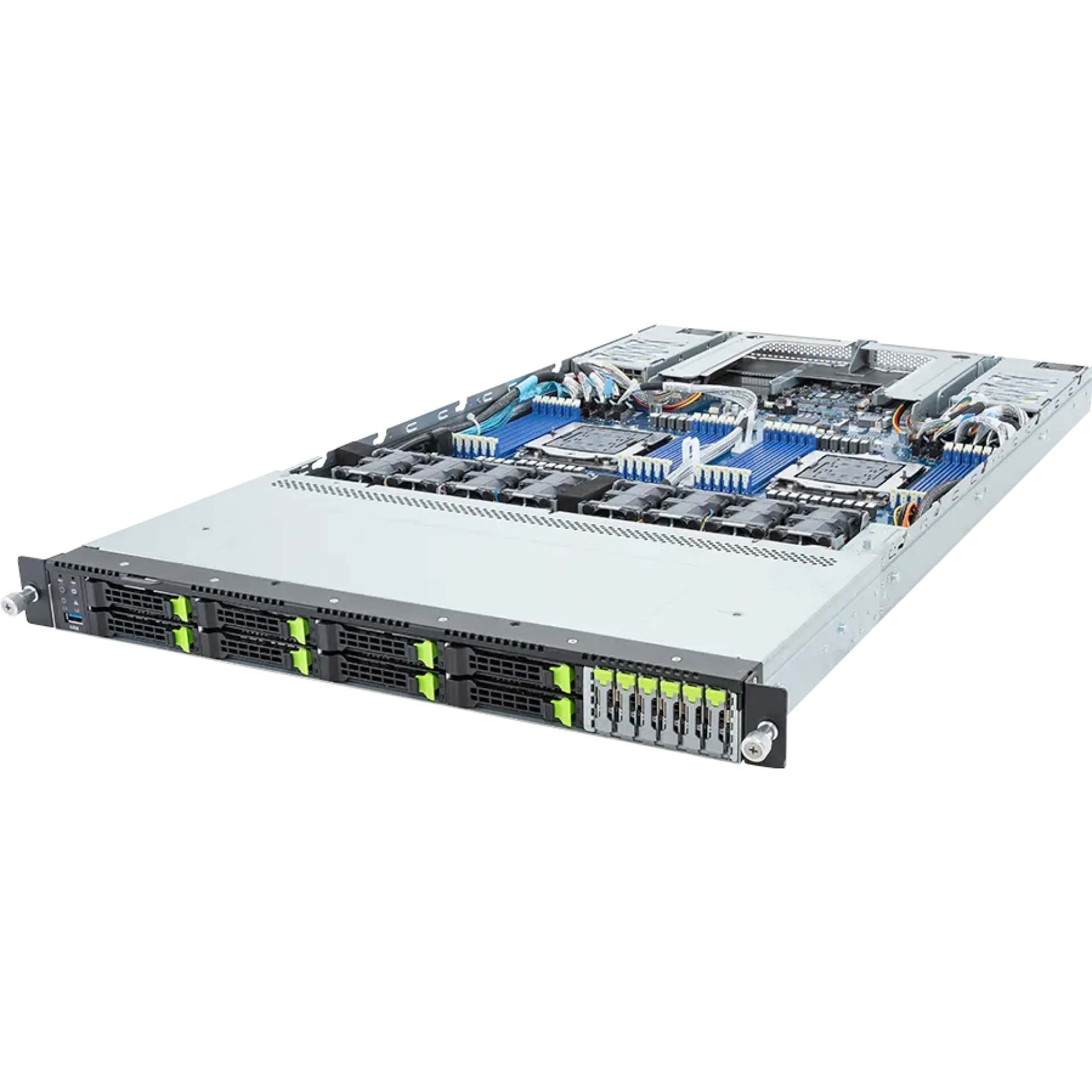 Gigabyte R183-Z95-AAV1 angle view