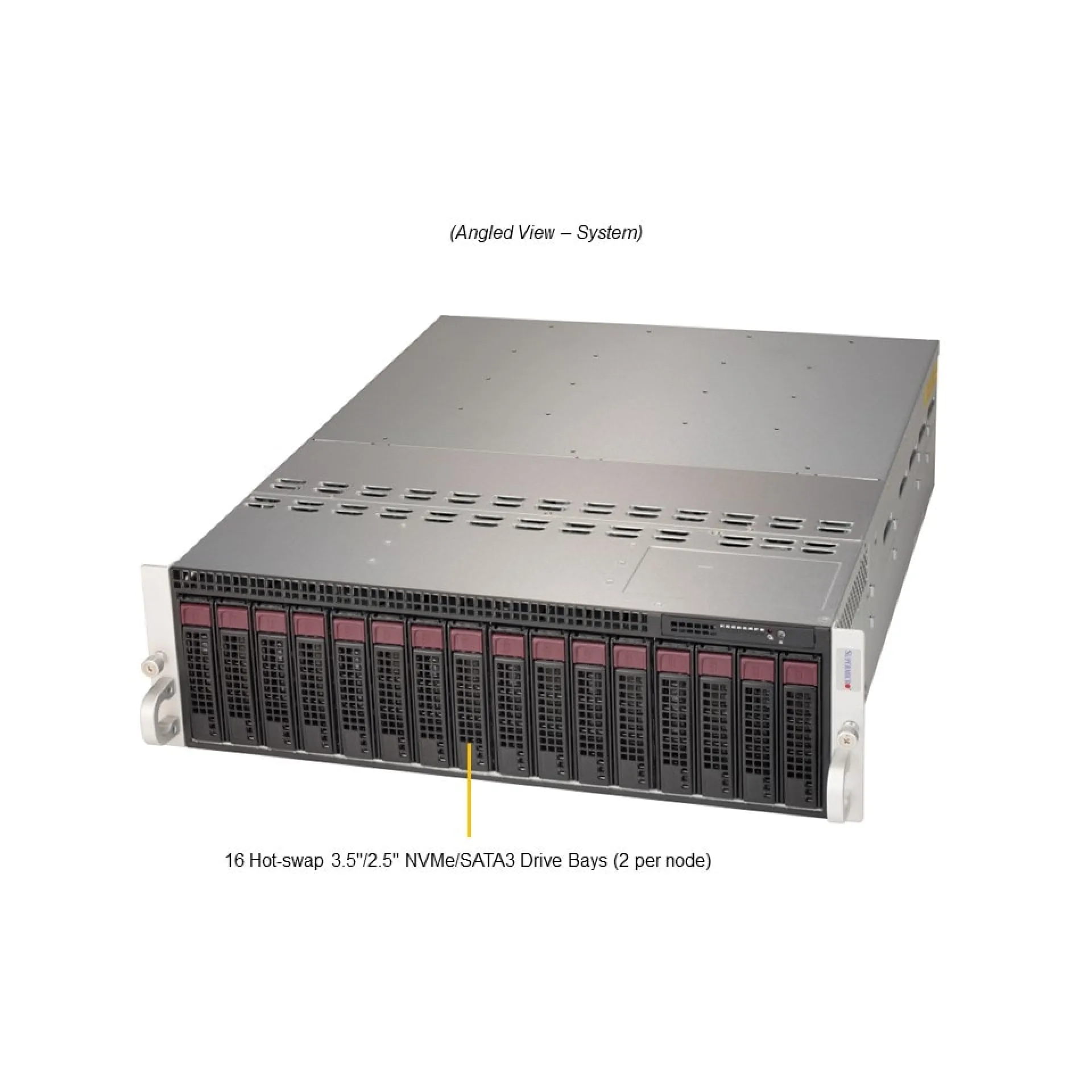 Supermicro SYS-530MT-H8TNR angle view