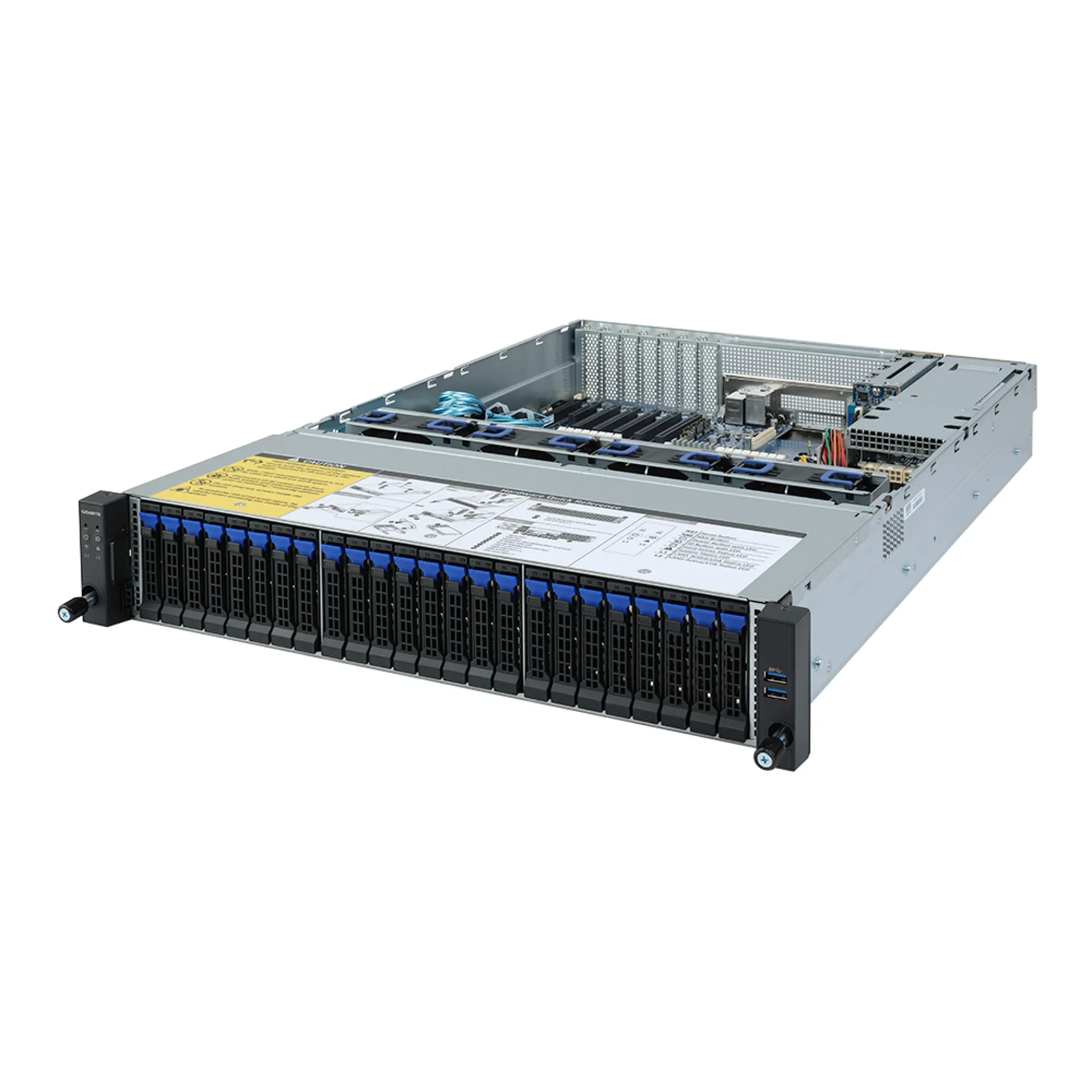 Gigabyte R272-Z31 angle view
