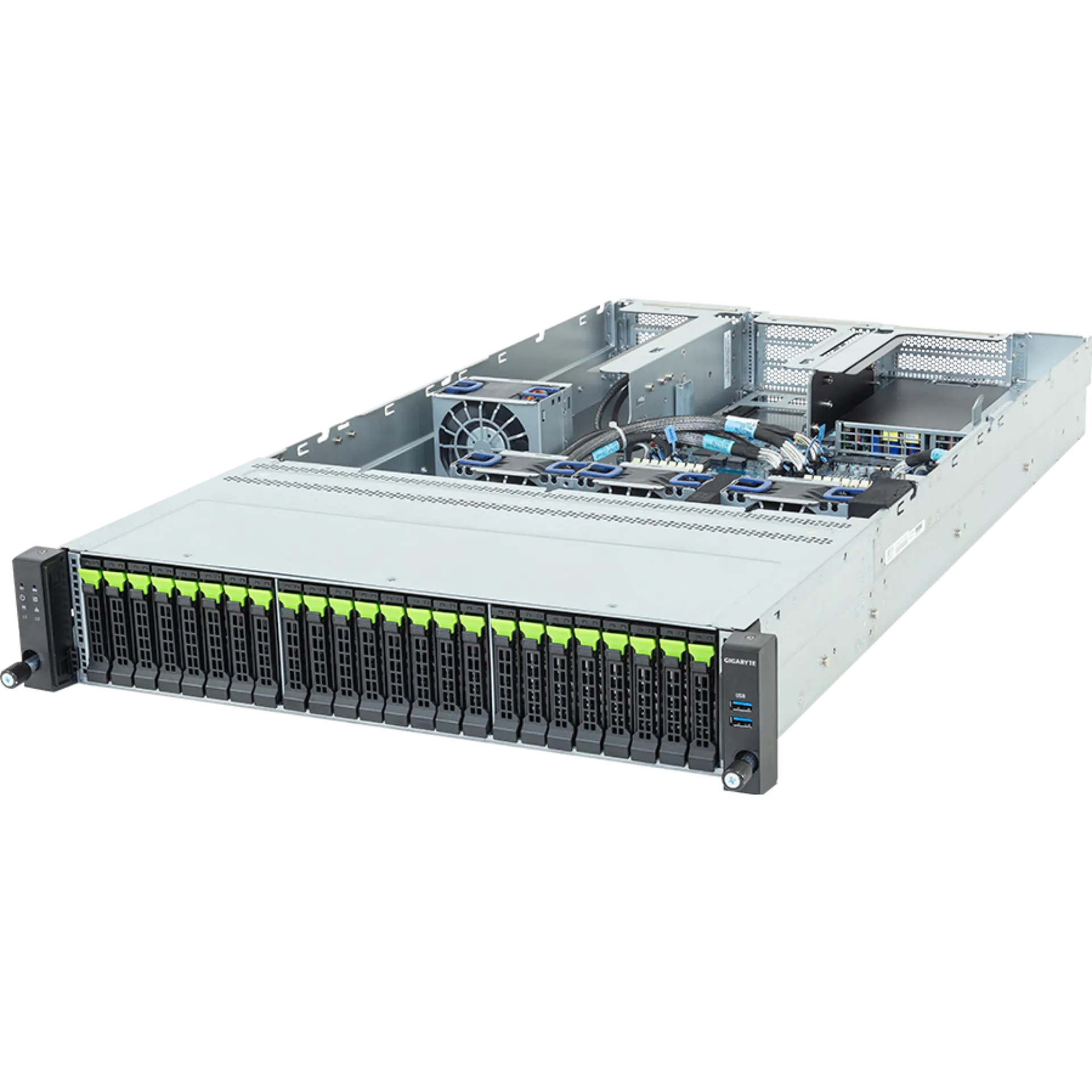 Gigabyte R264-SG3-AAJ1 angle view