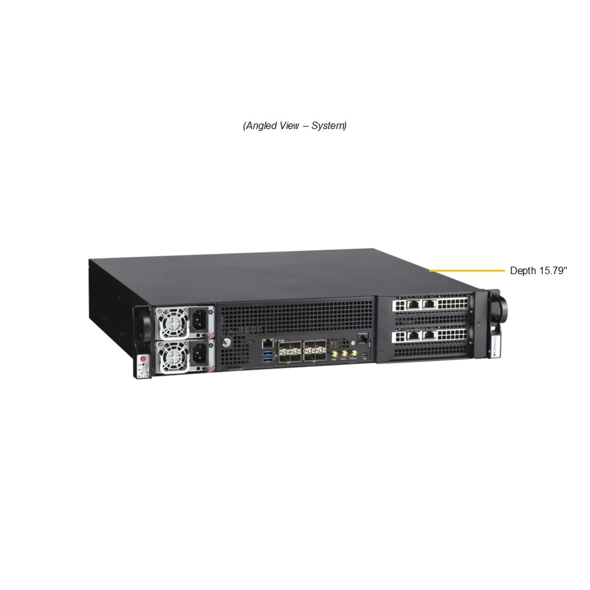 Supermicro SYS-212D-72C-FN8P angle view
