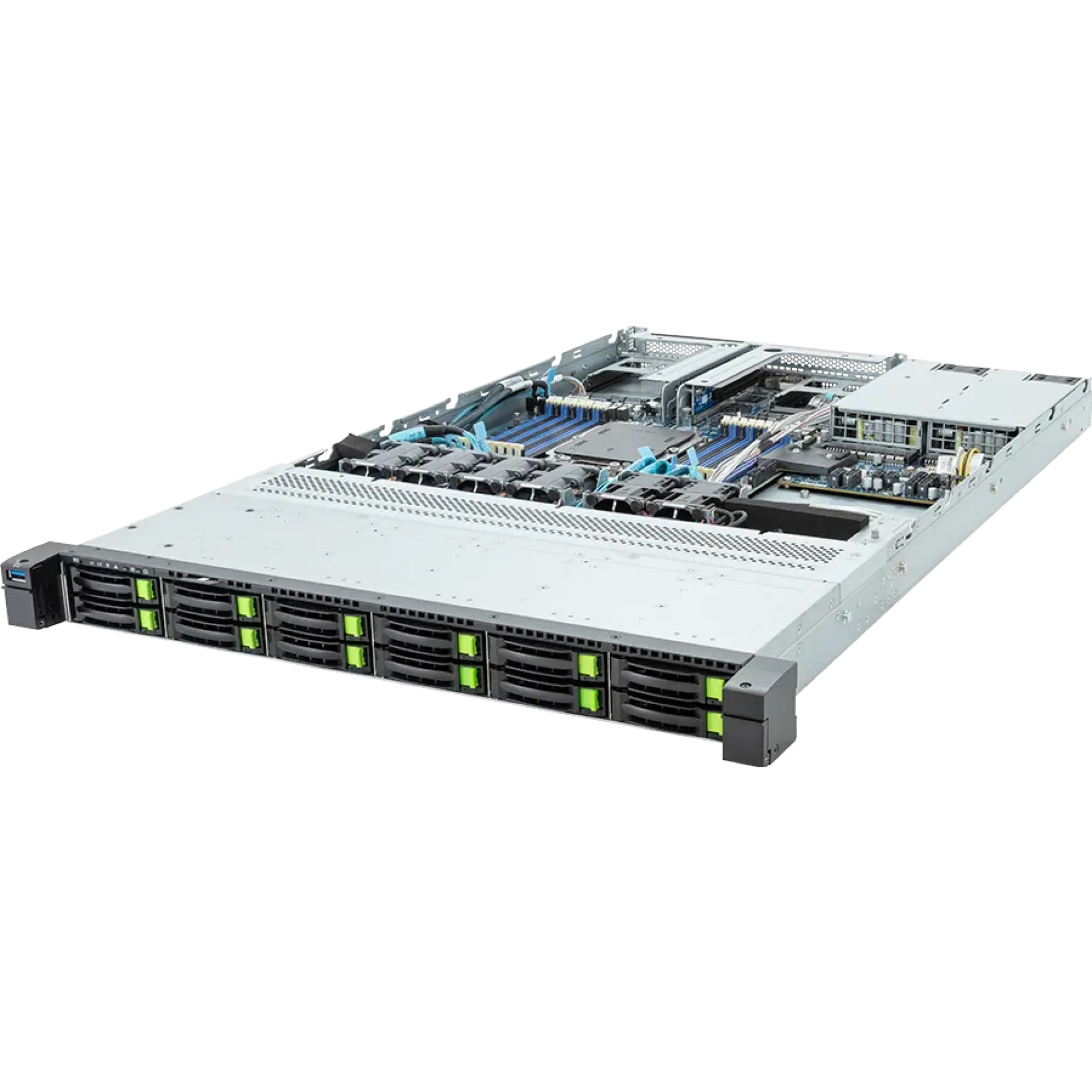 Gigabyte R163-P32-AAH1 angle view