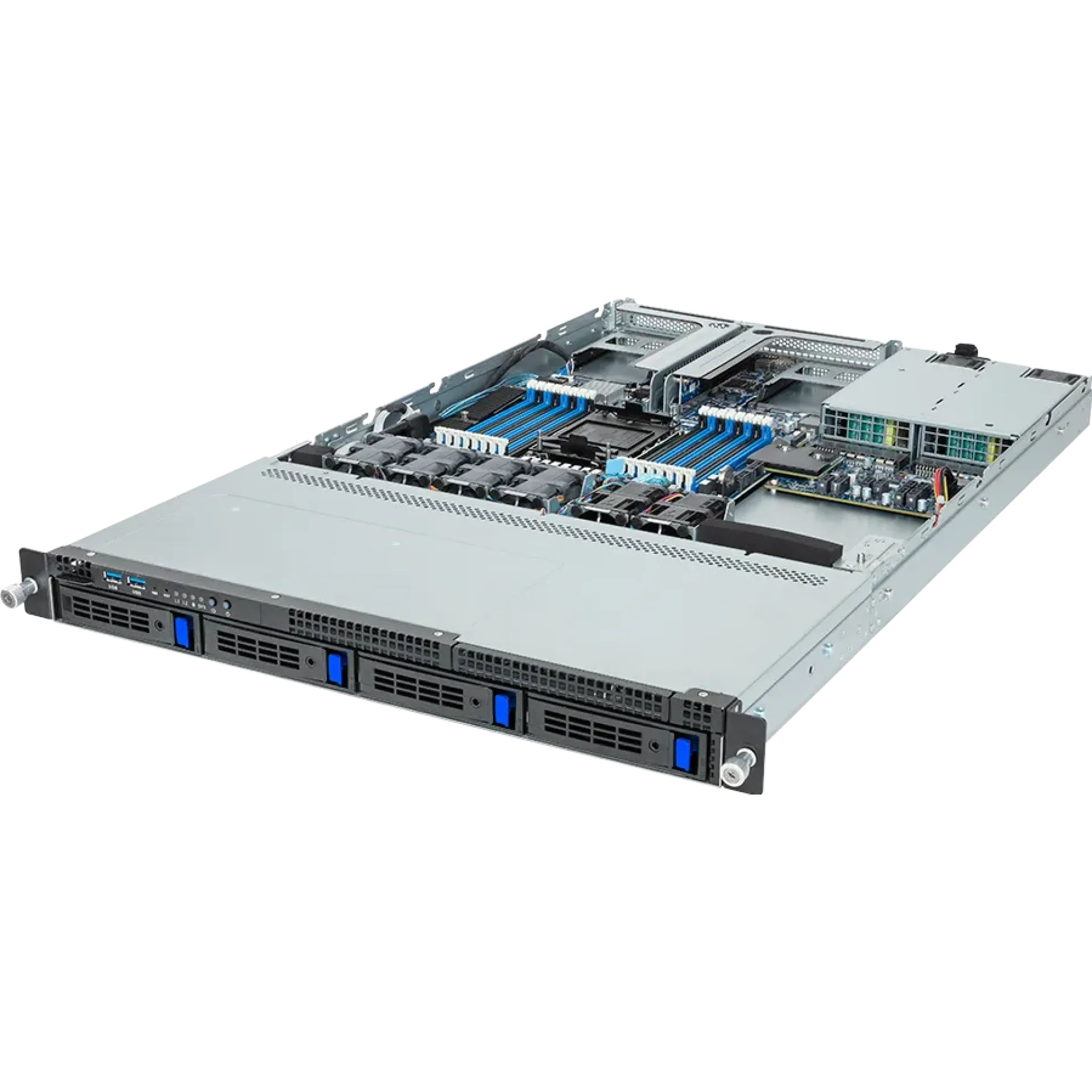 Gigabyte R163-S30-AAG2 angle view