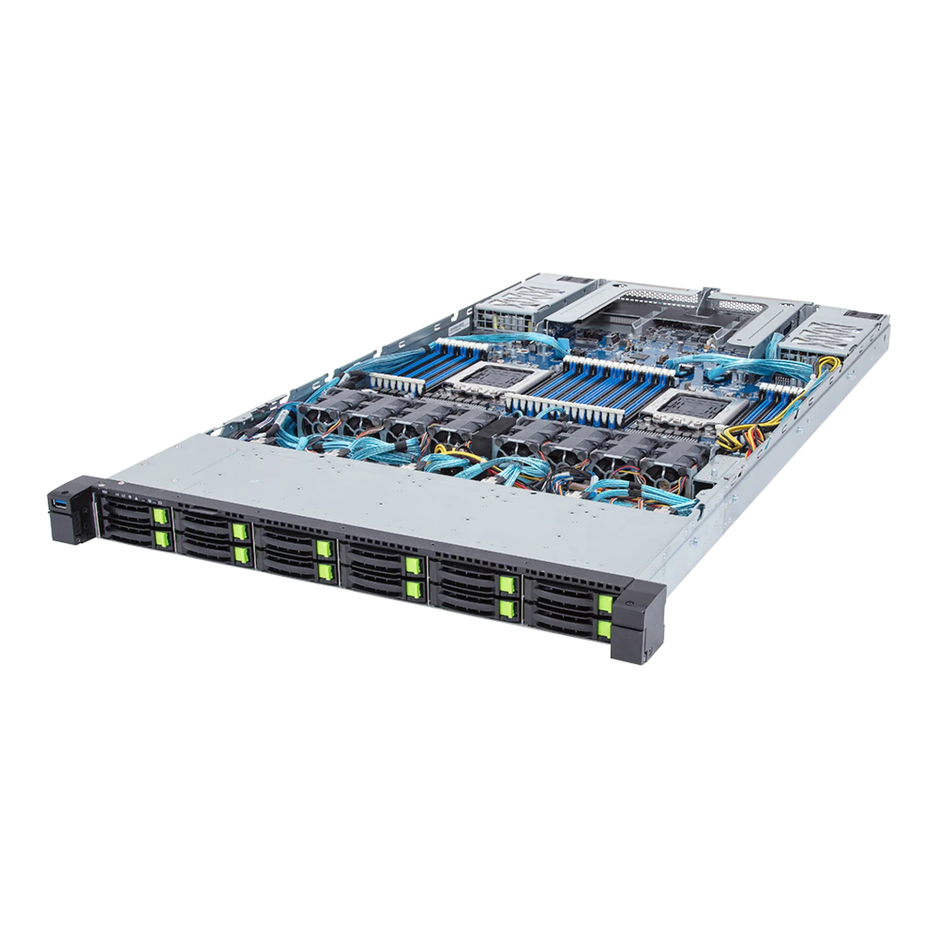 Gigabyte R182-P91 angle view