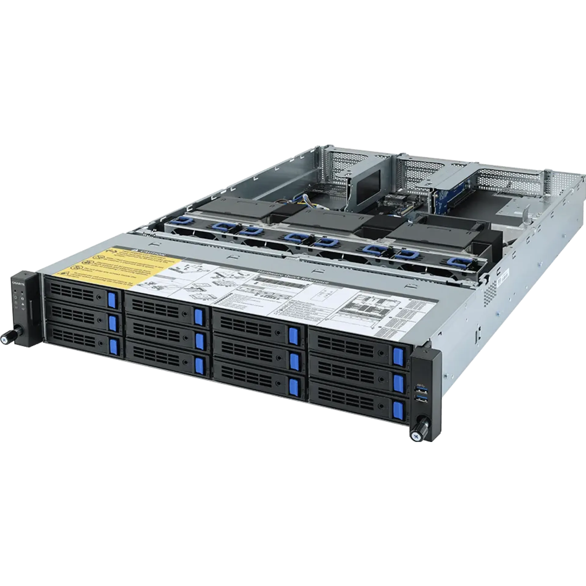 Gigabyte R282-Z93 angle view