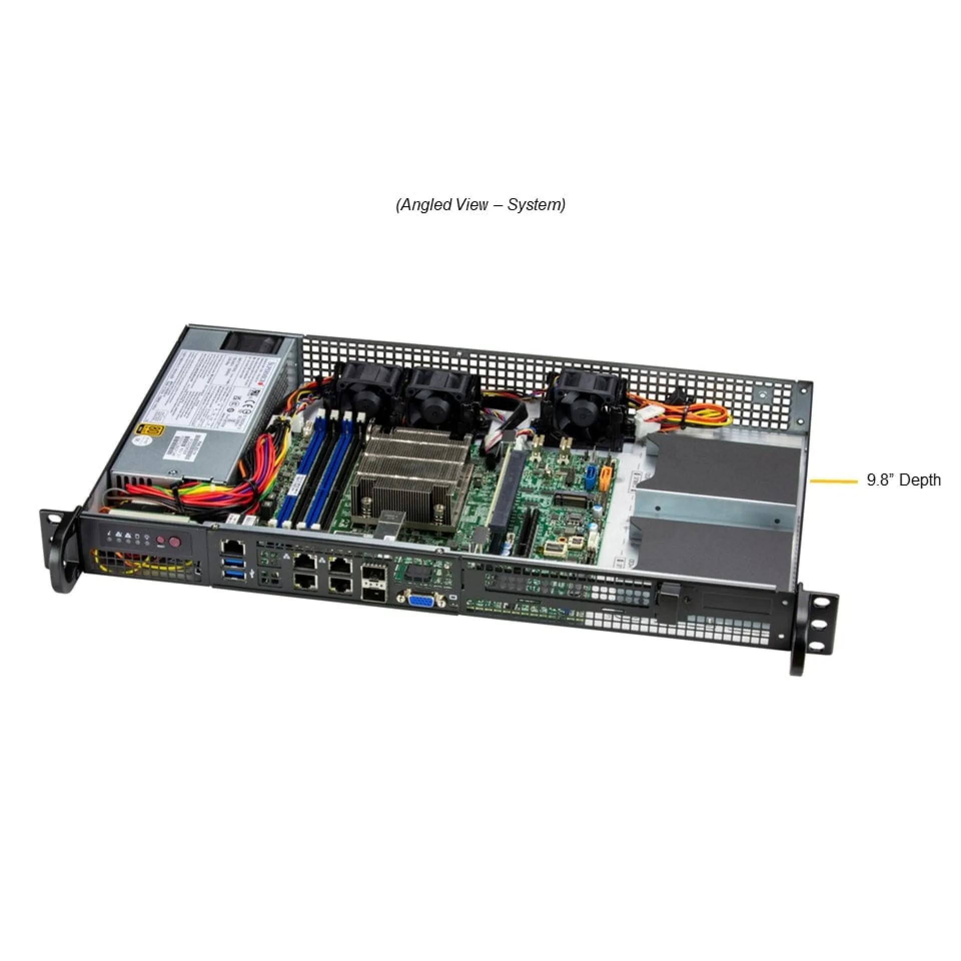Supermicro SYS-510D-4C-FN6P-02-G1 angle view