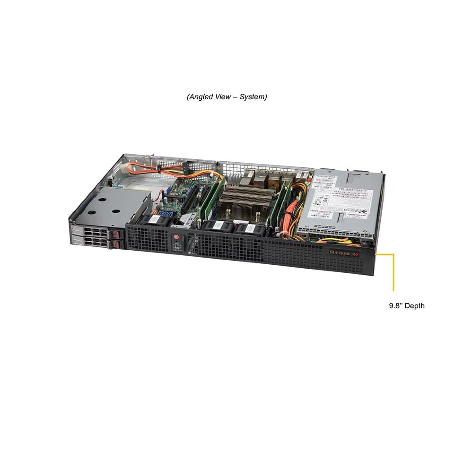 Supermicro SYS-5019D-RN8TP angle view