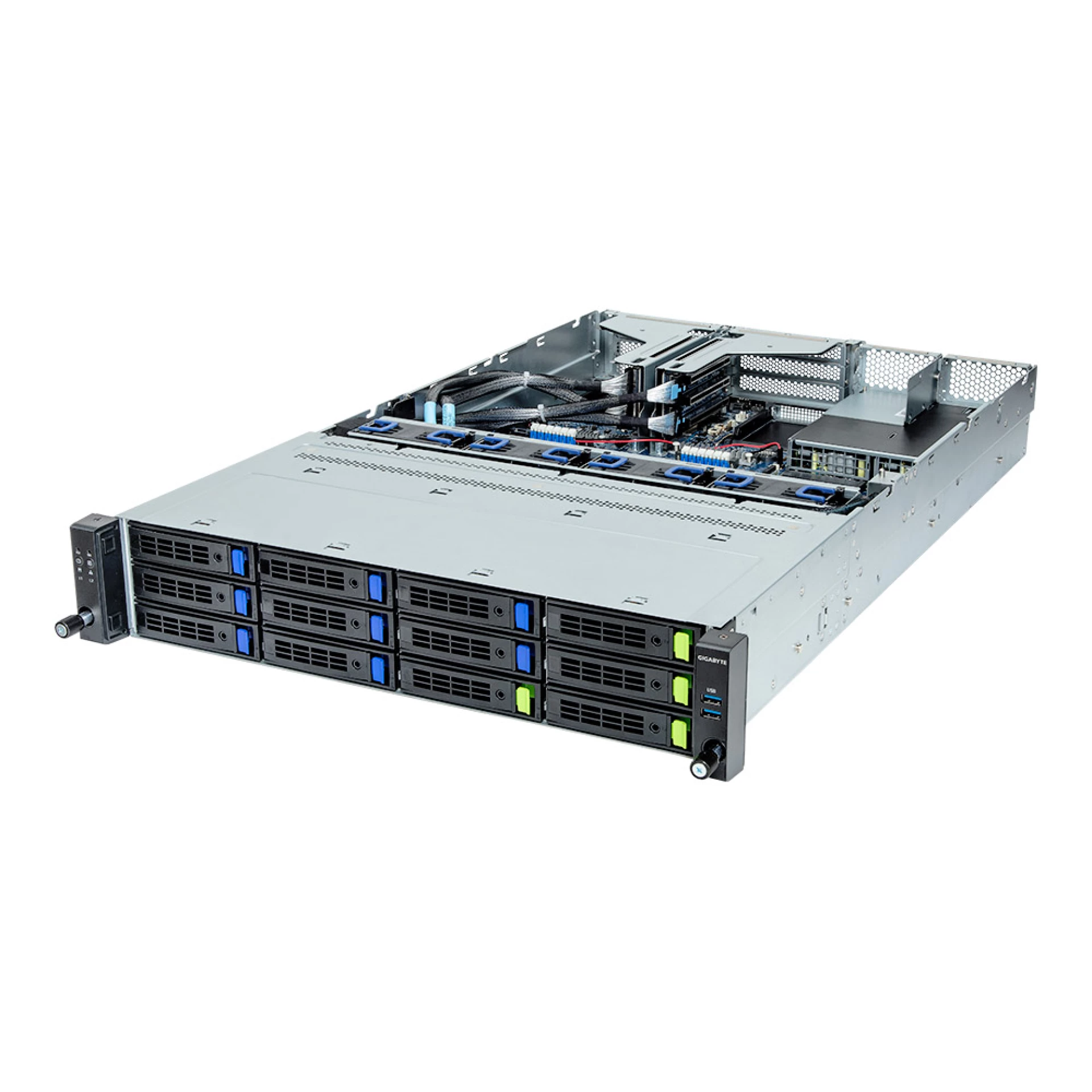 Gigabyte R263-Z30-AAC2 angle view
