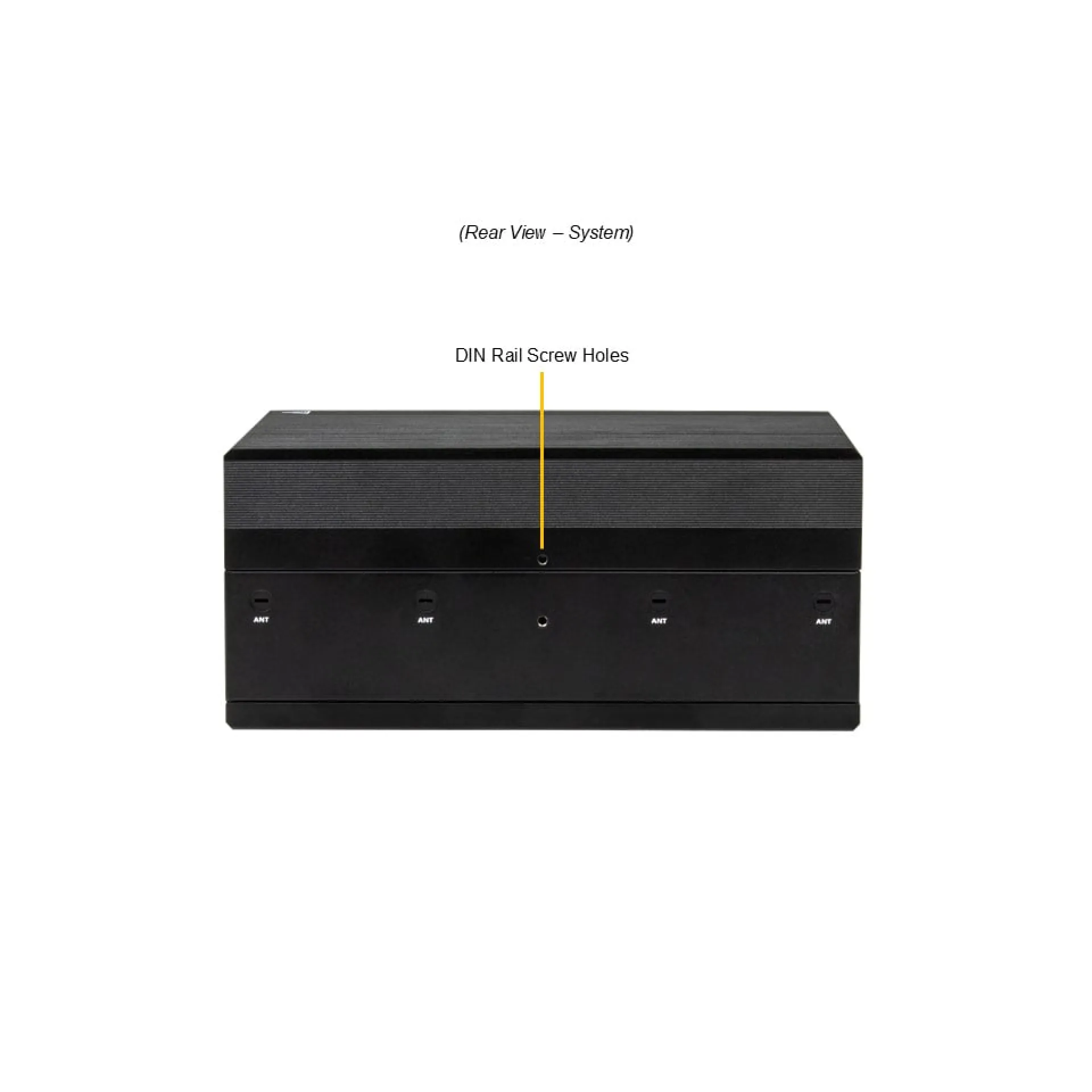 Supermicro SYS-E103-14P-H rear view