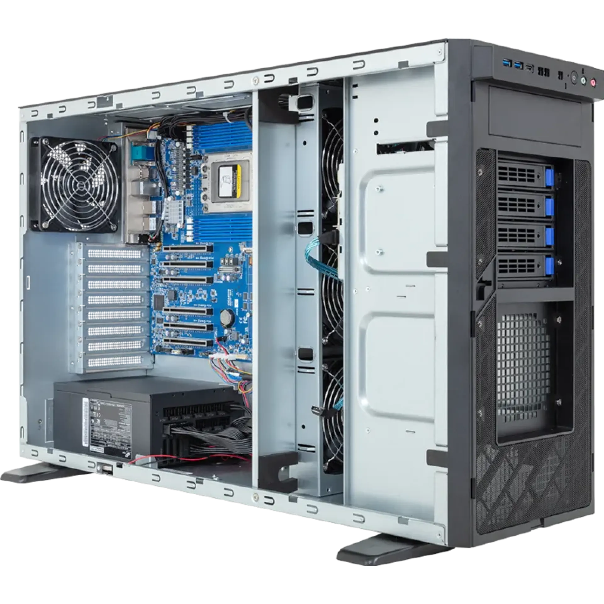 Gigabyte W773-H5D-AA01 angle view