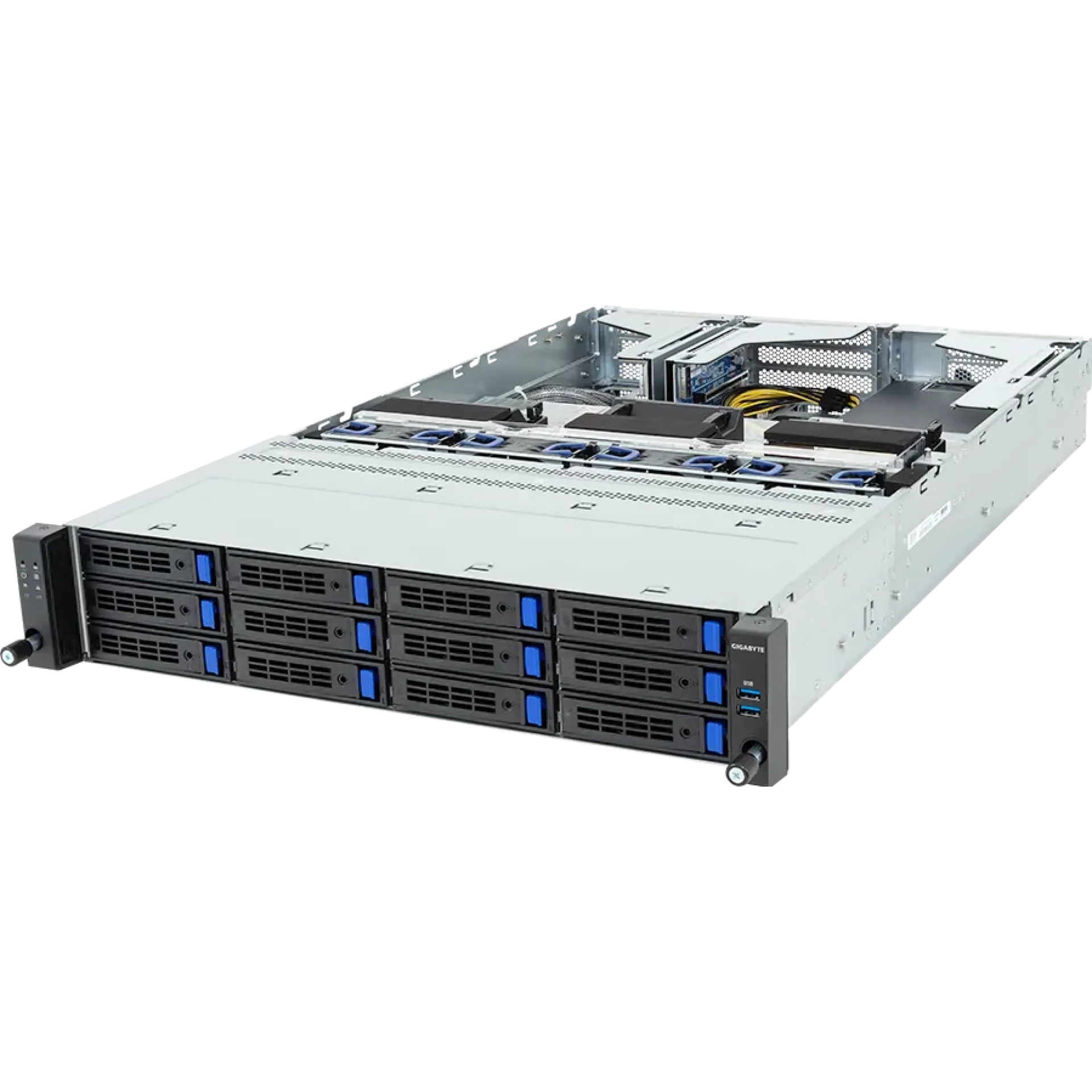 Gigabyte R243-E33-AAL1 angle view