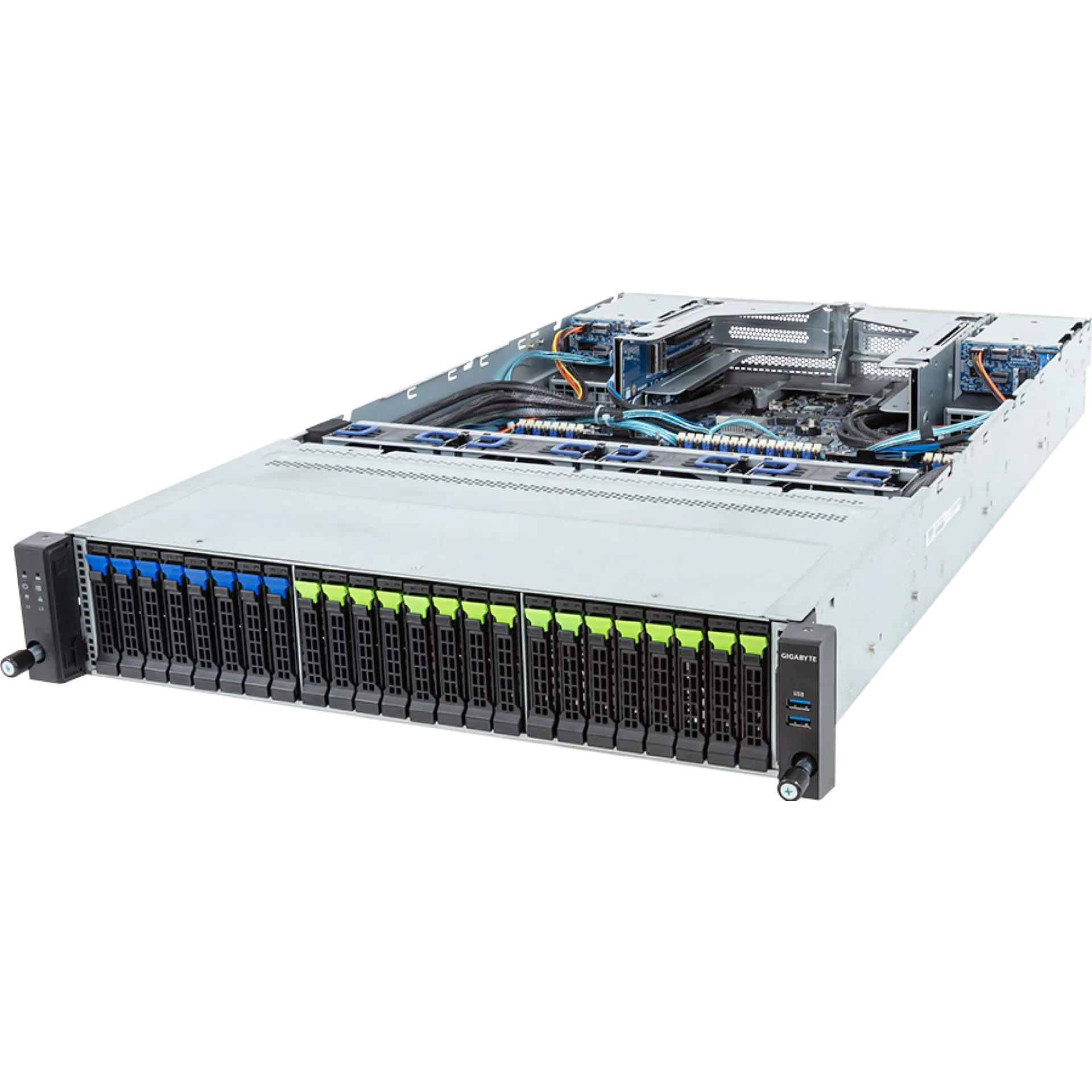 Gigabyte R283-S92-AAE2 angle view