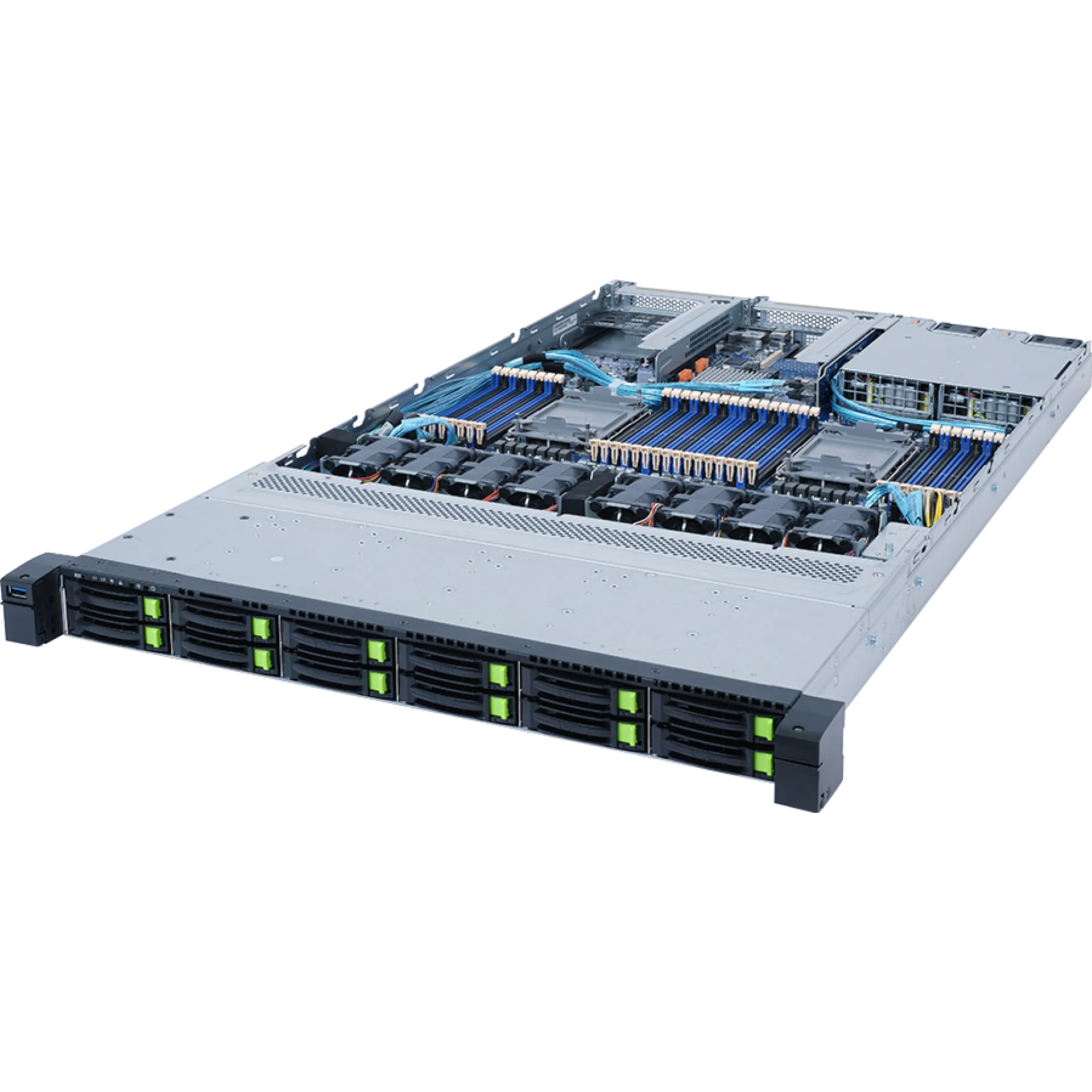 Gigabyte R182-NC0 angle view