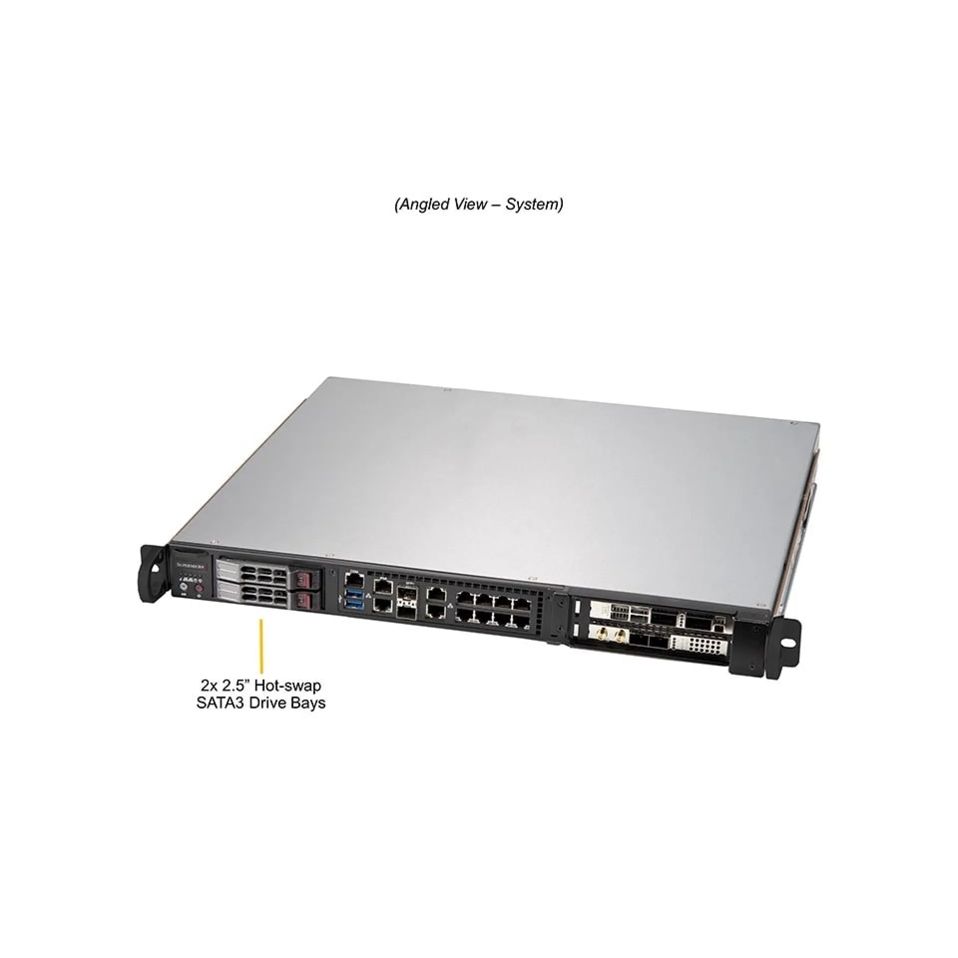 Supermicro SSG-540P-E1CTR36L angle view