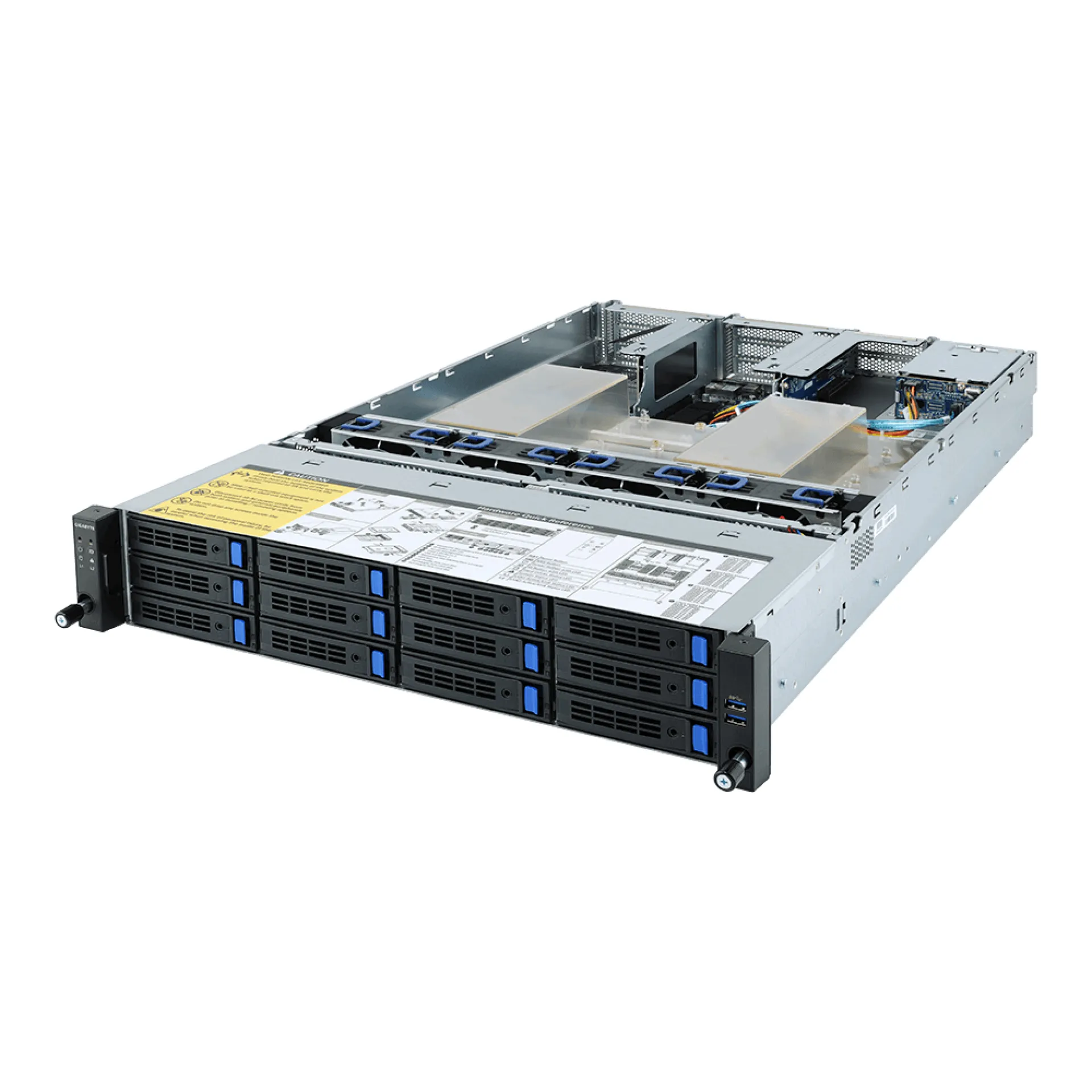 Gigabyte R282-Z90 angle view