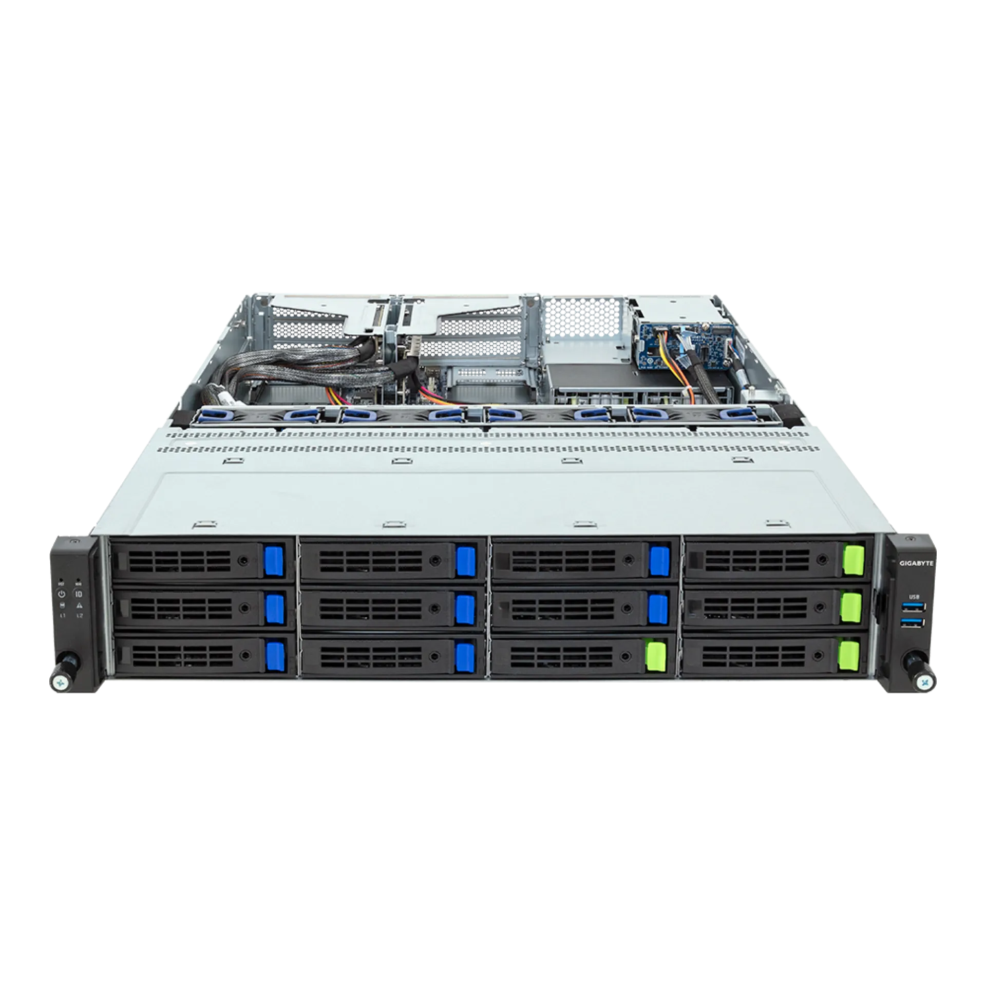 Gigabyte R263-Z37-AAC1 front view