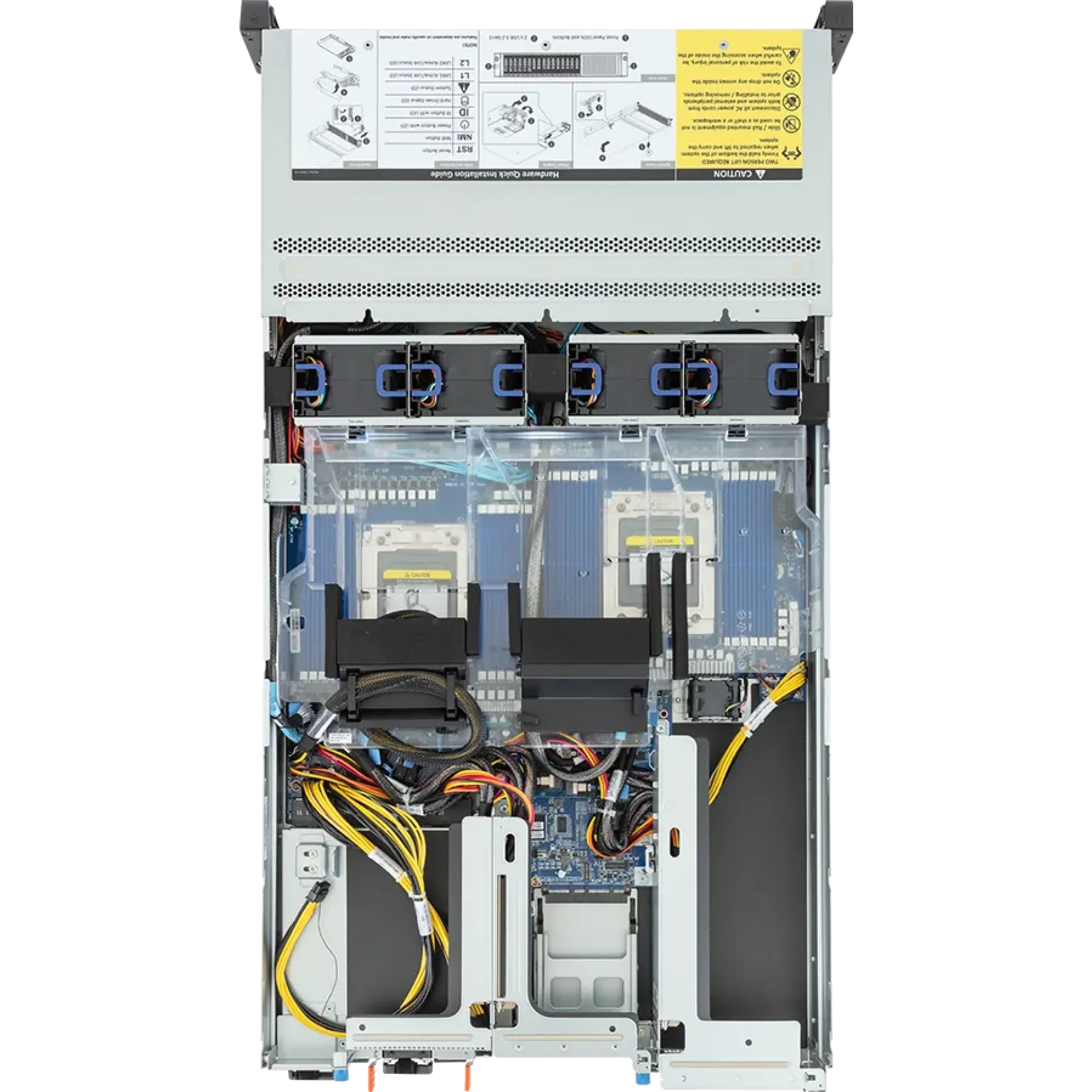 Gigabyte R283-ZF1-AAL1 top view