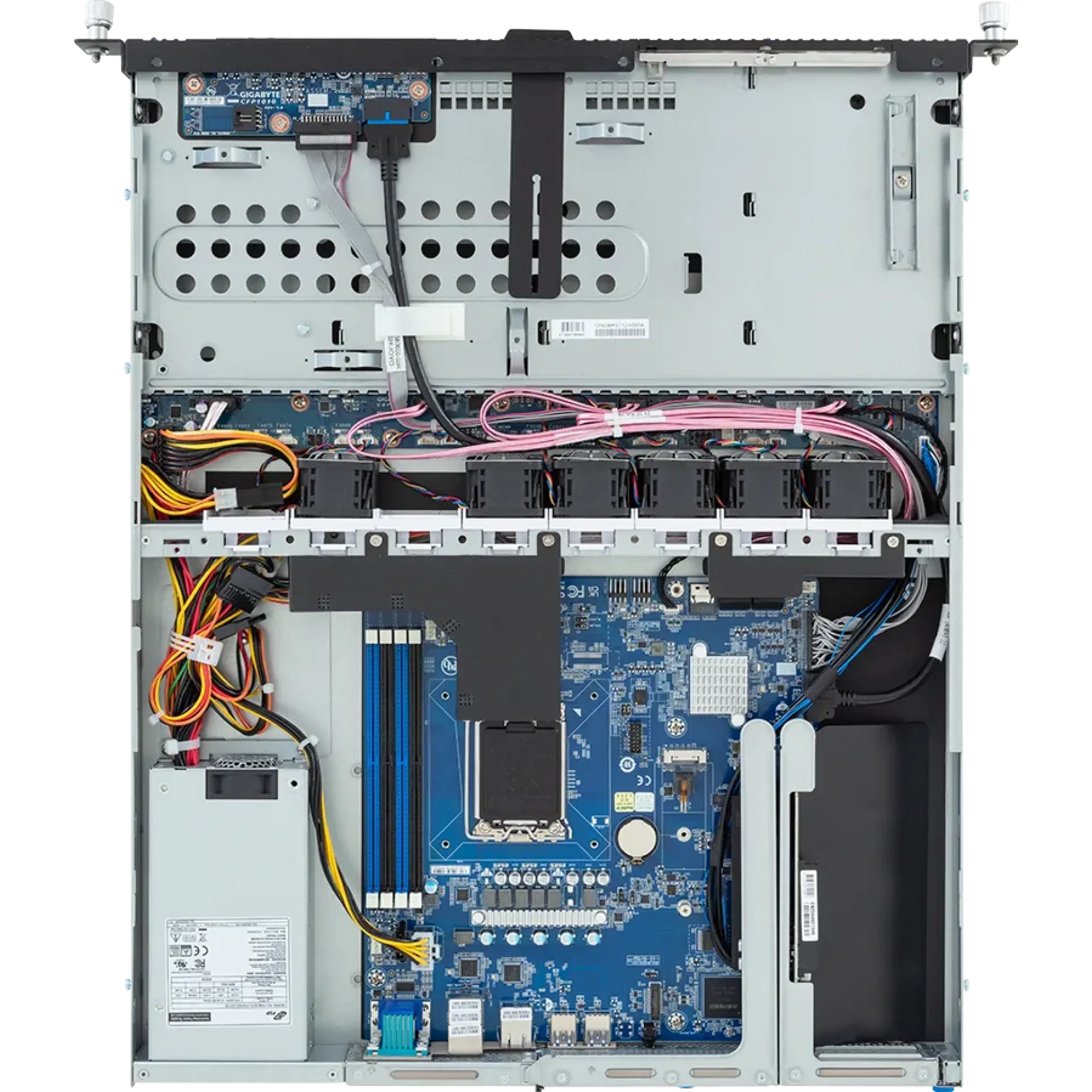Gigabyte R123-X00-AA01 top view