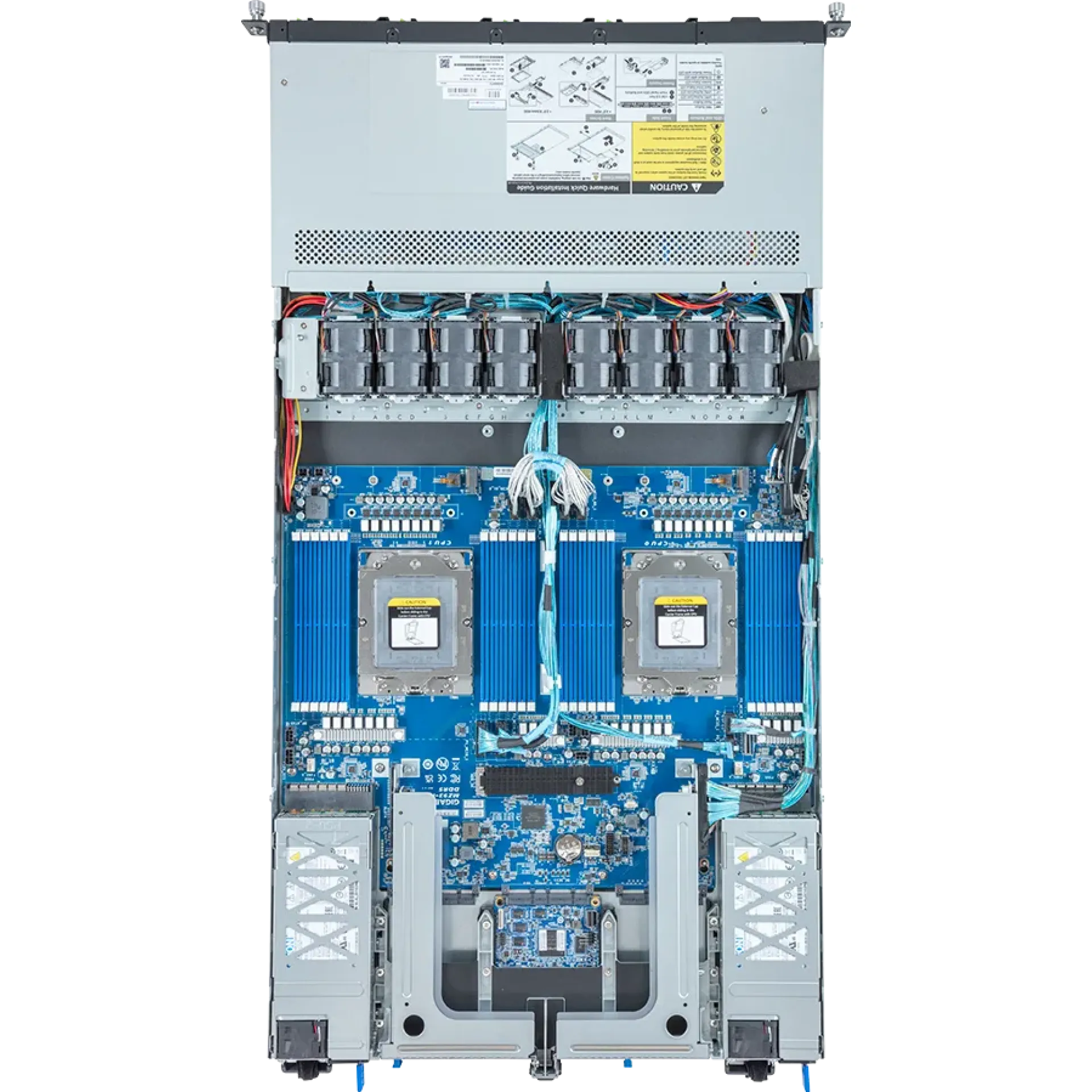 Gigabyte R183-Z91-AAV2 top view