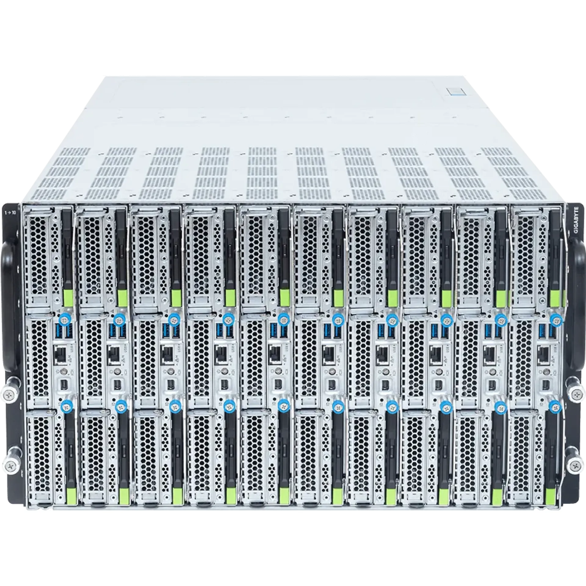 Gigabyte B684-A80-AAS1 front view
