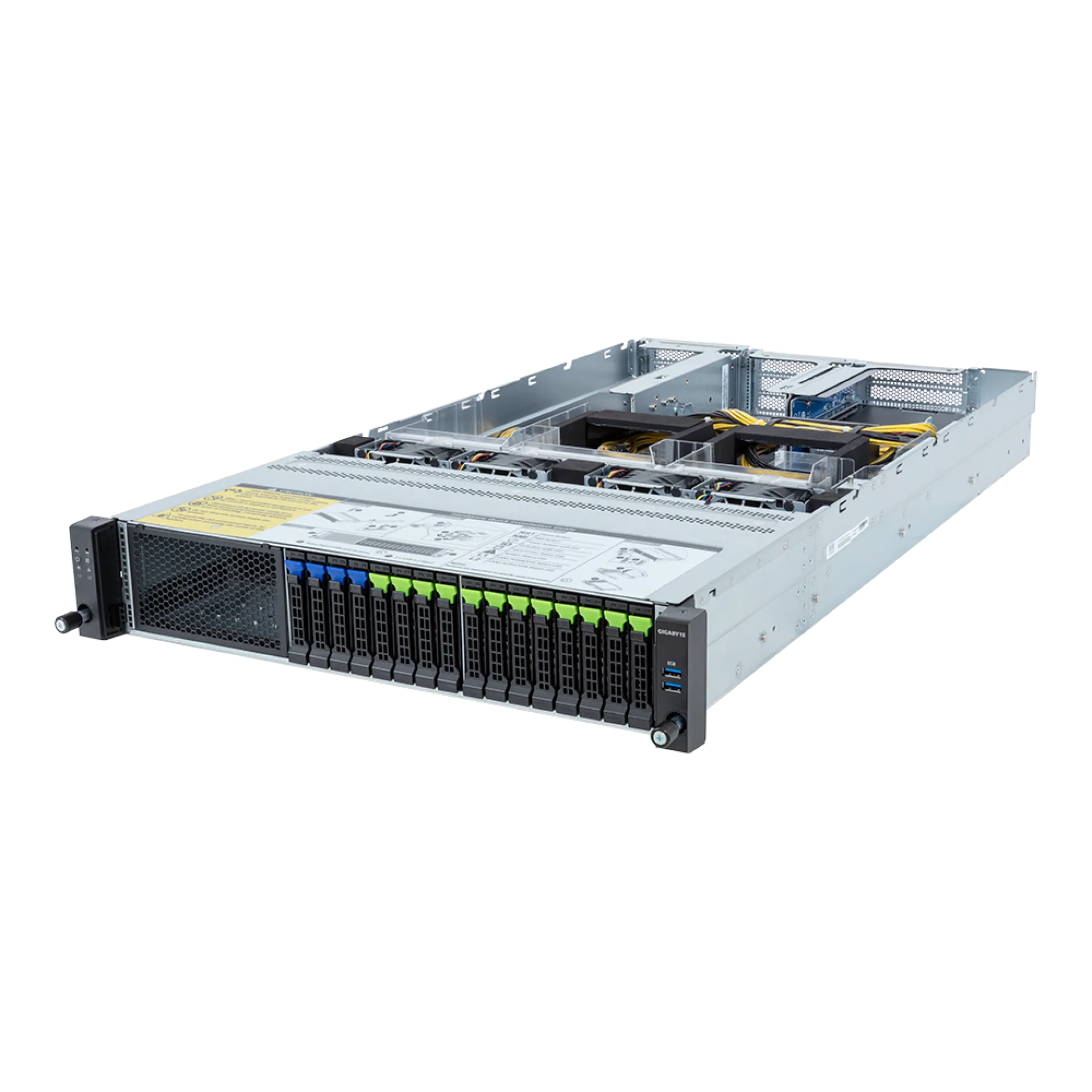 Gigabyte R283-SF1-AAL1 angle view