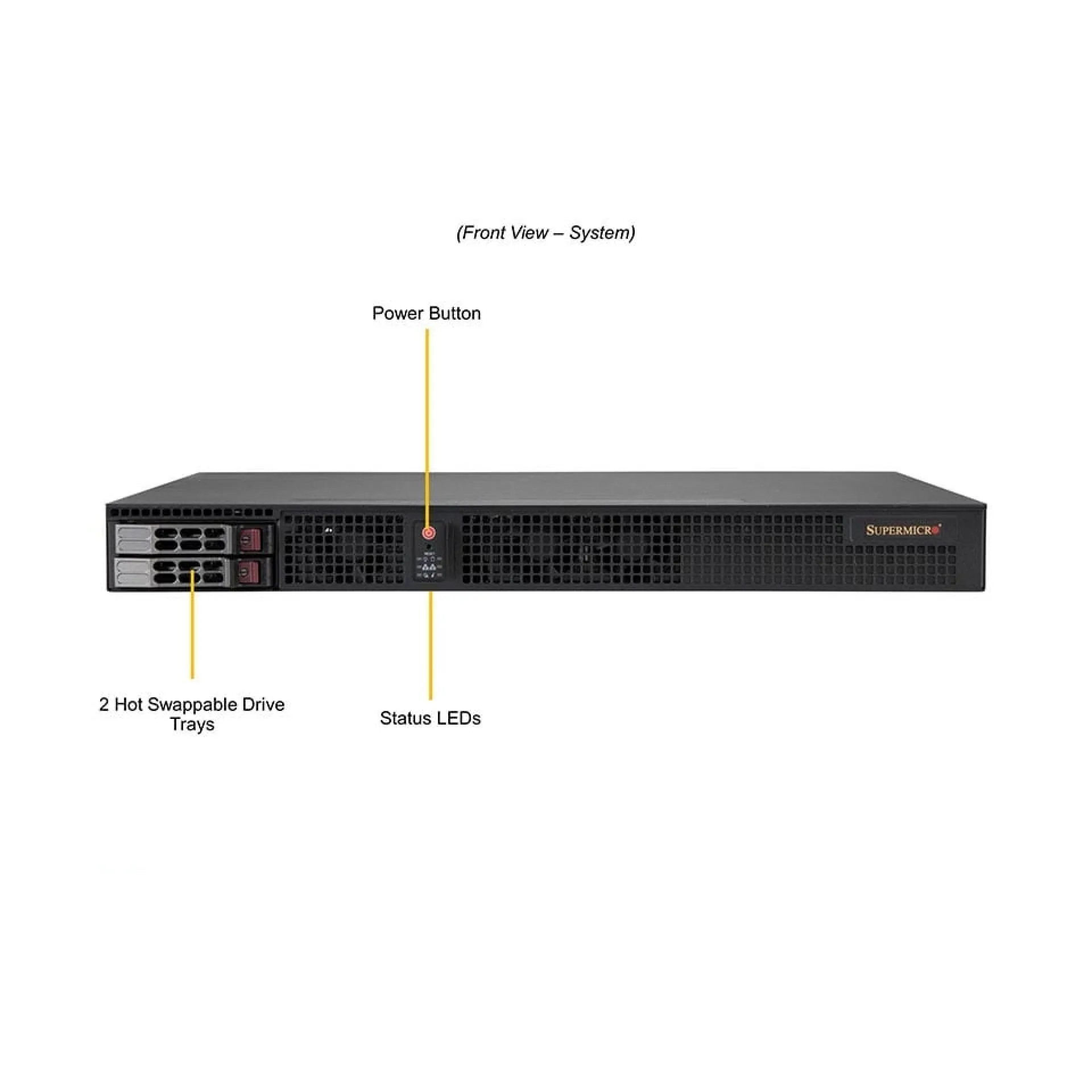 Supermicro SYS-5019D-RN8TP front view