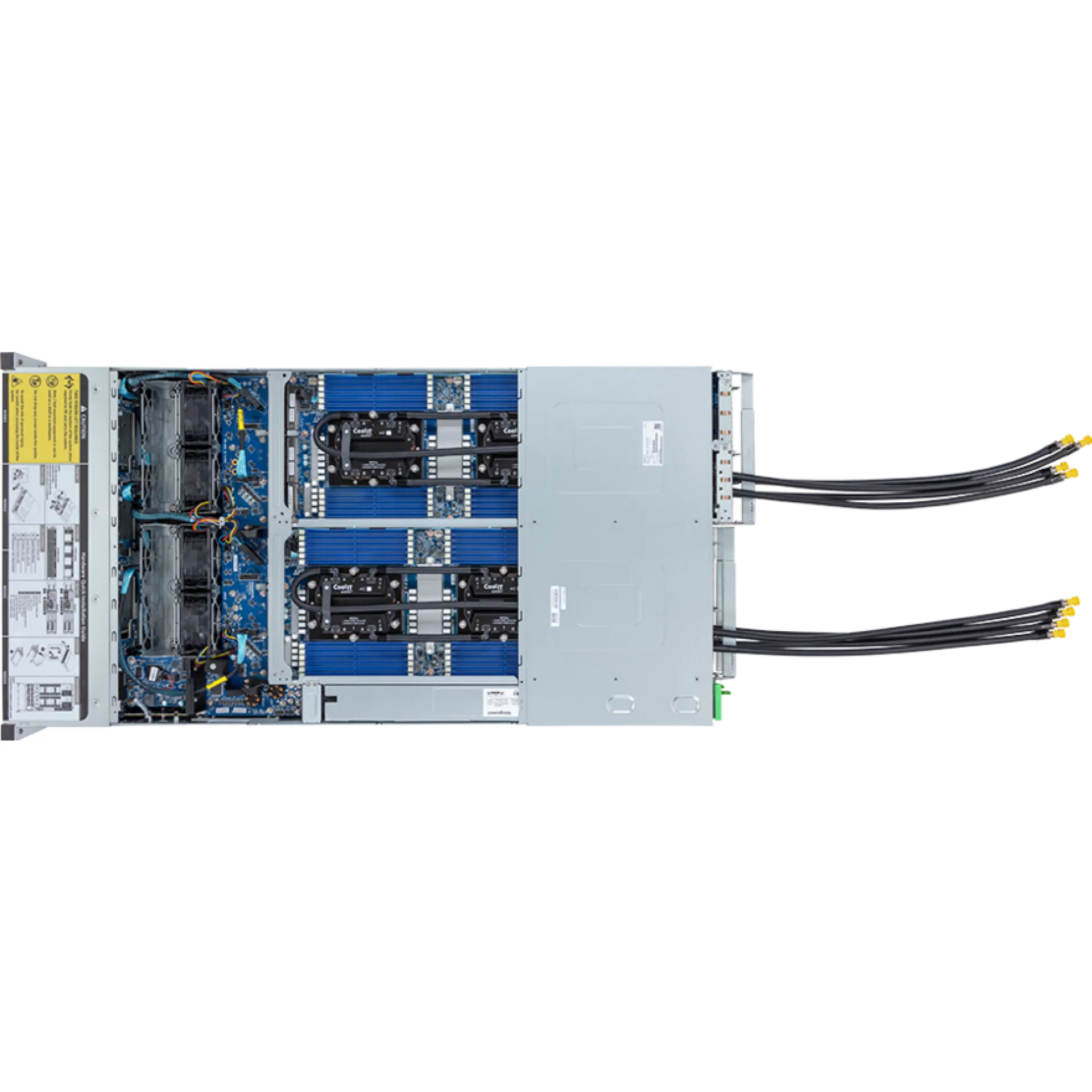 Gigabyte H273-Z81-LAN1 top view