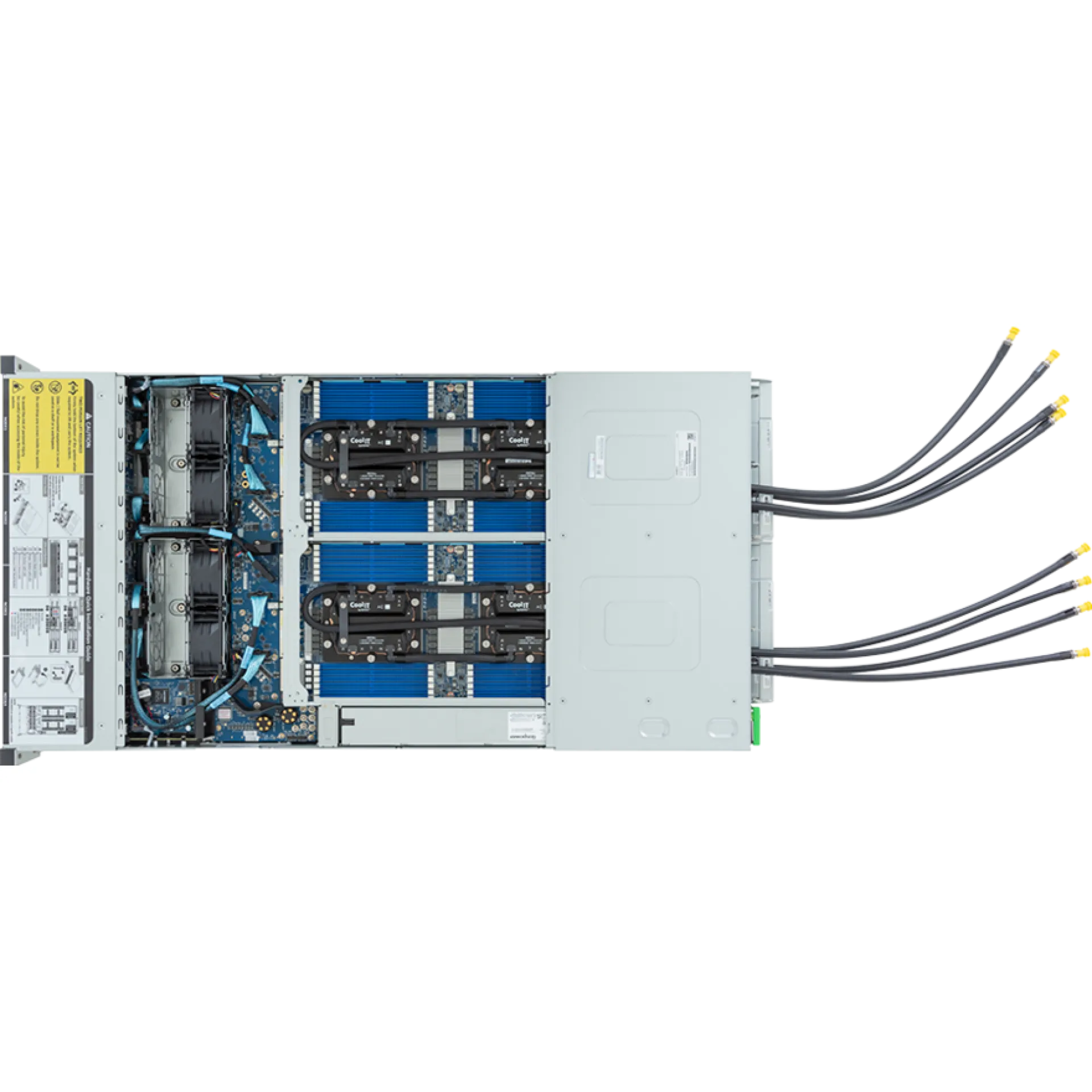 Gigabyte H273-Z80-LAN1 top view