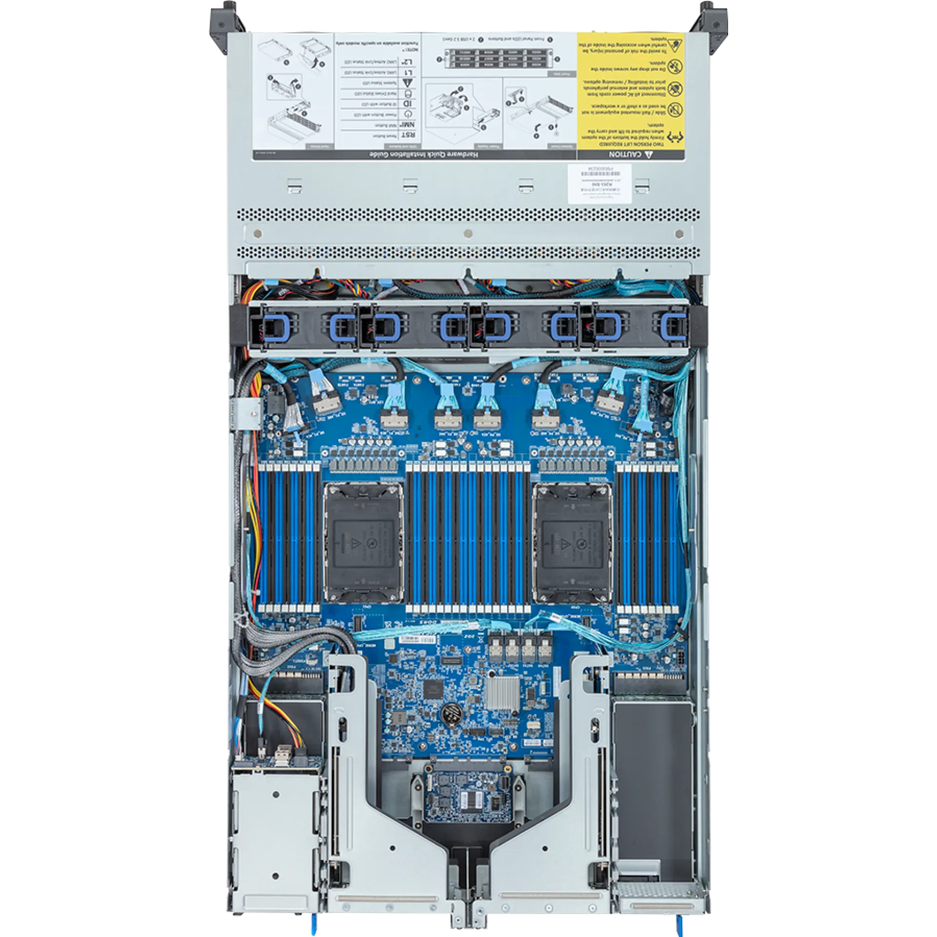 Gigabyte R283-S90-AAE1 top view