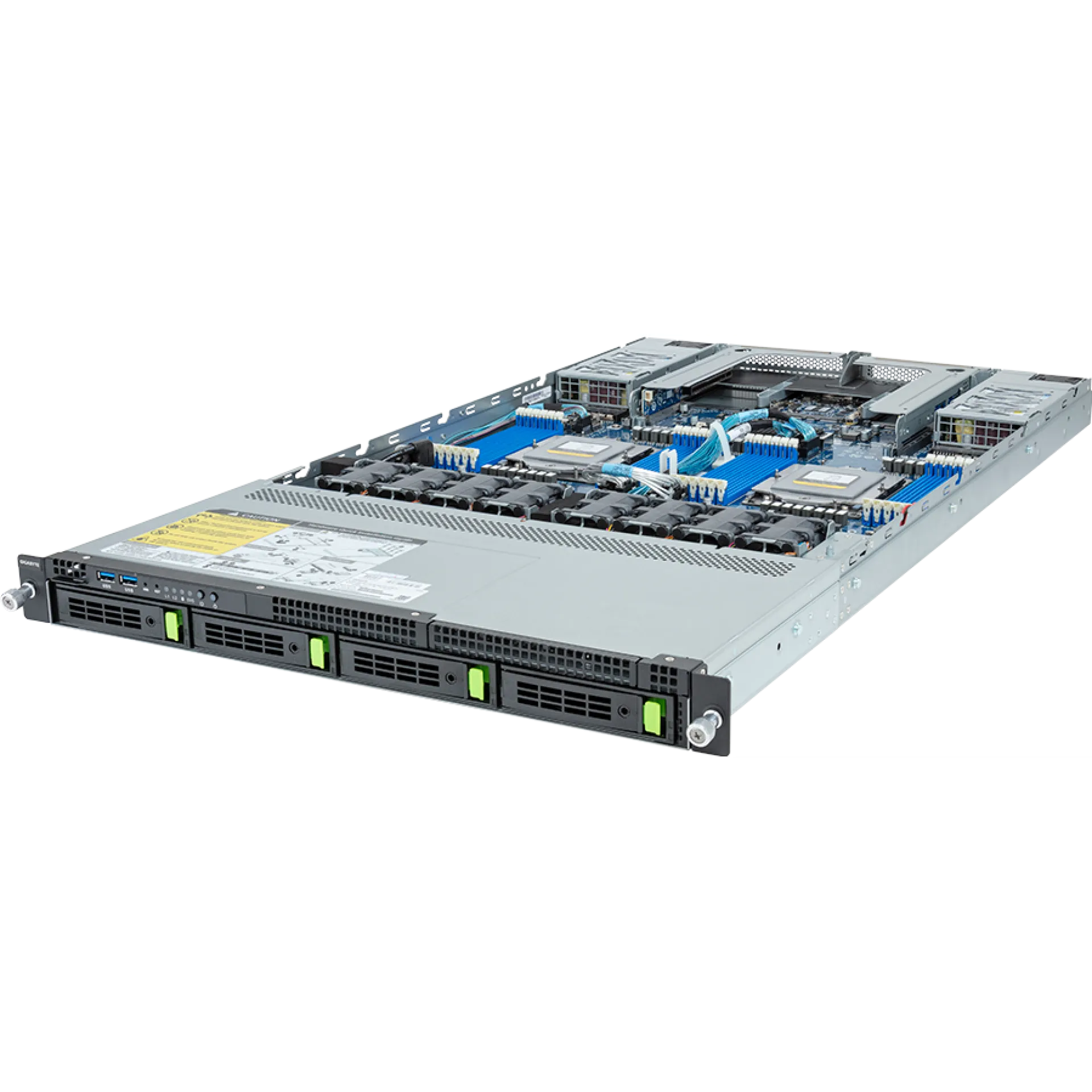 Gigabyte R183-Z90-AAD1 angle view