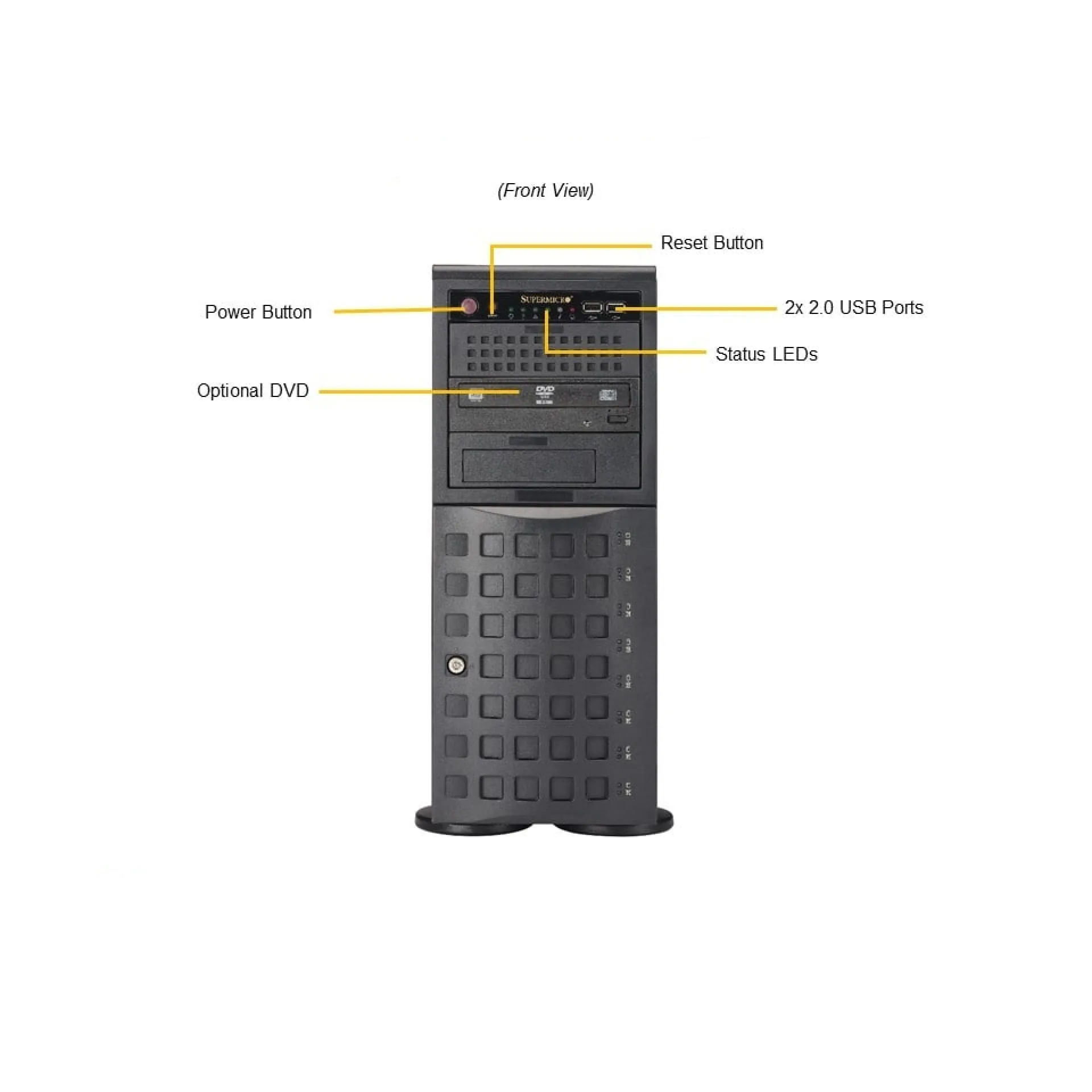 Supermicro SYS-7049P-TRT front view