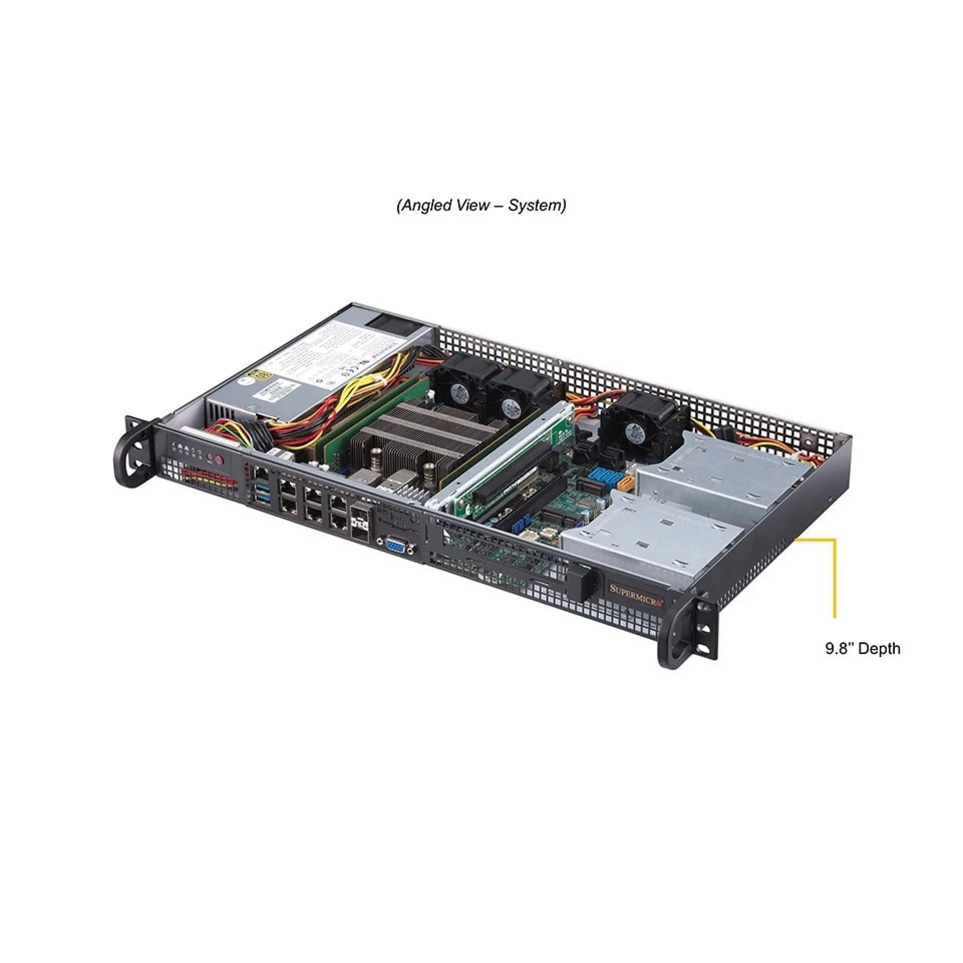 Supermicro SYS-5019D-FN8TP angle view